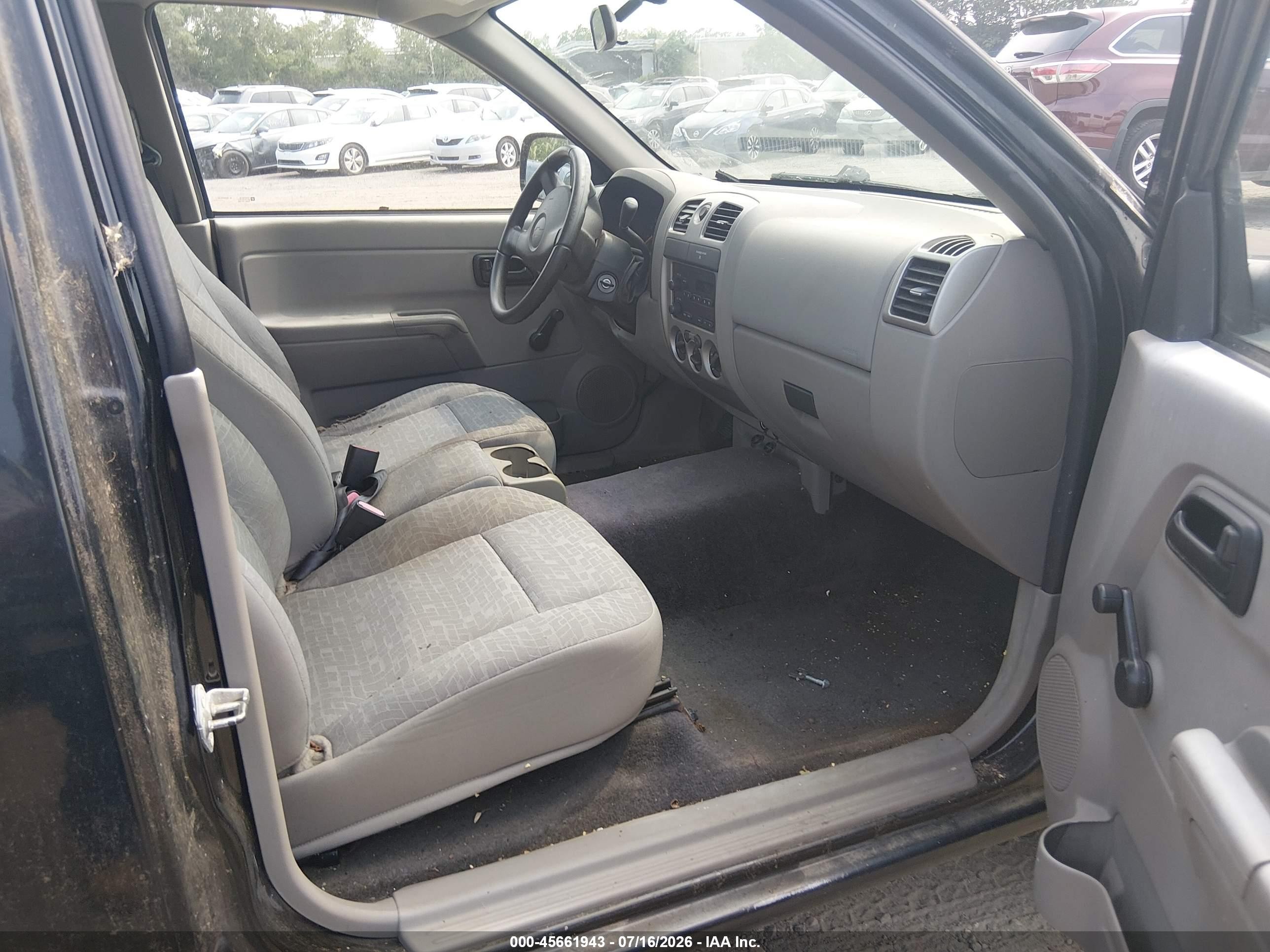2007 Chevrolet Colorado Ls Black vin: 1GCCS149578217044