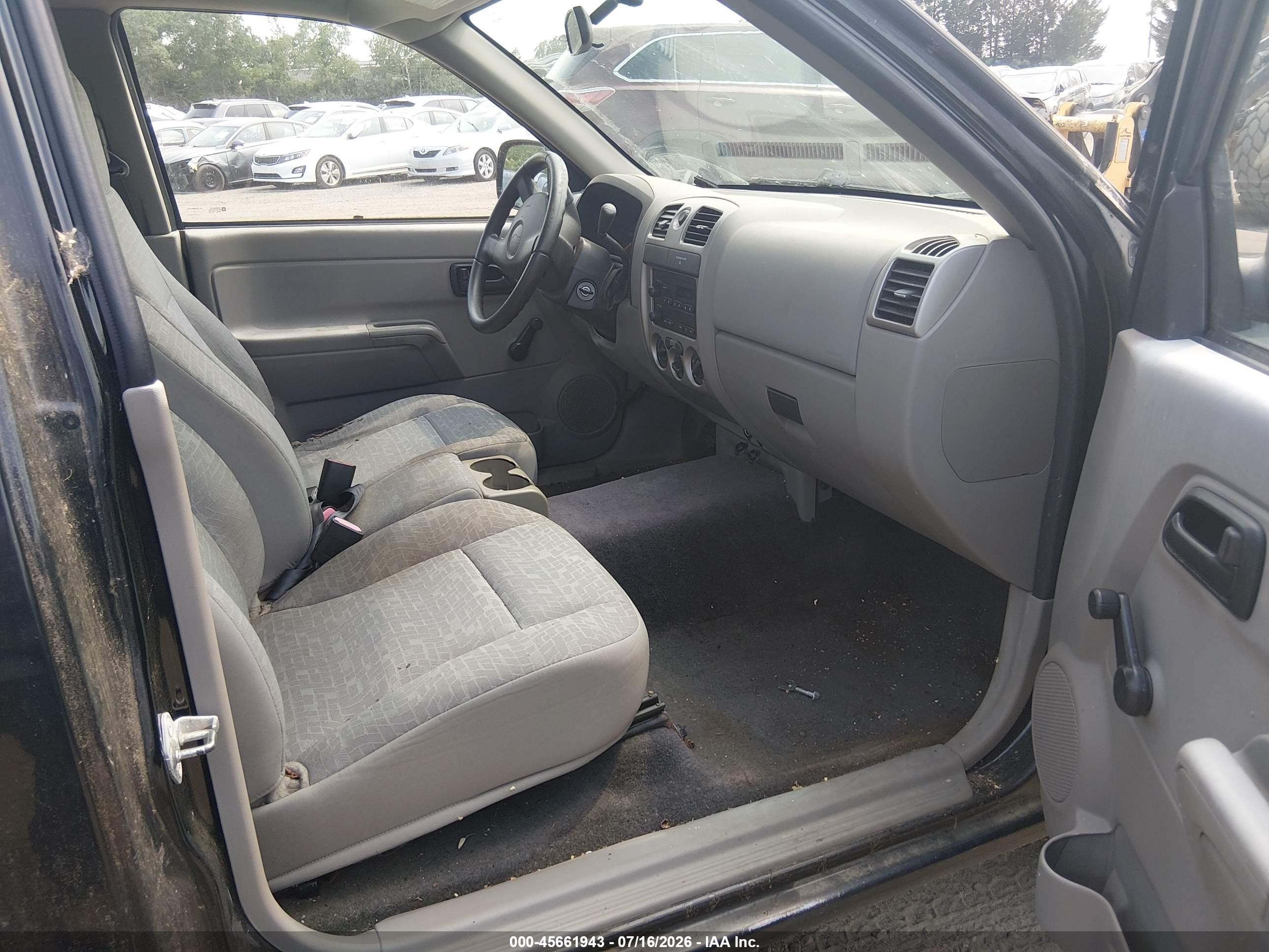 2007 Chevrolet Colorado Ls Black vin: 1GCCS149578217044