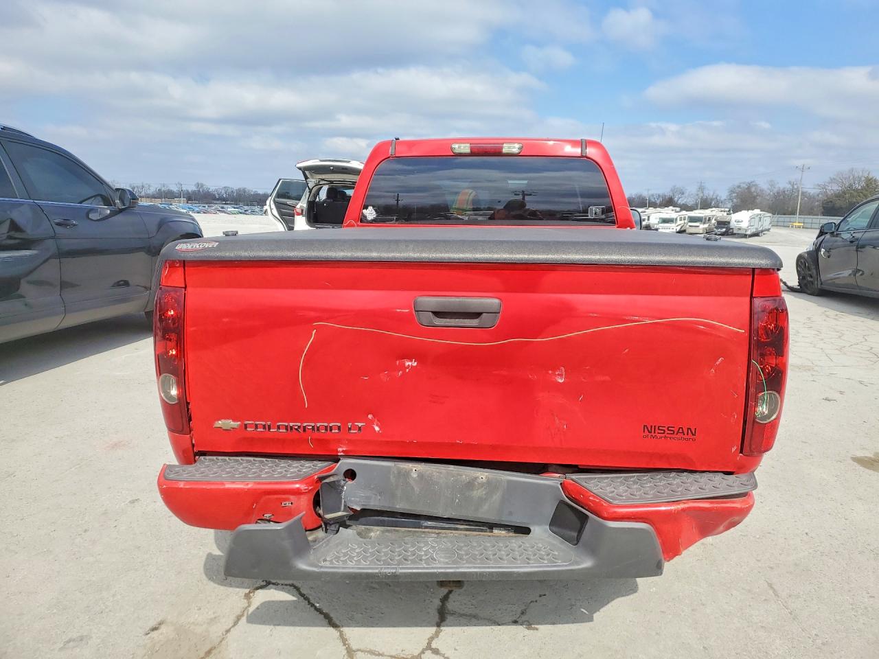 2009 Chevrolet Colorado Red vin: 1GCCS149598112460