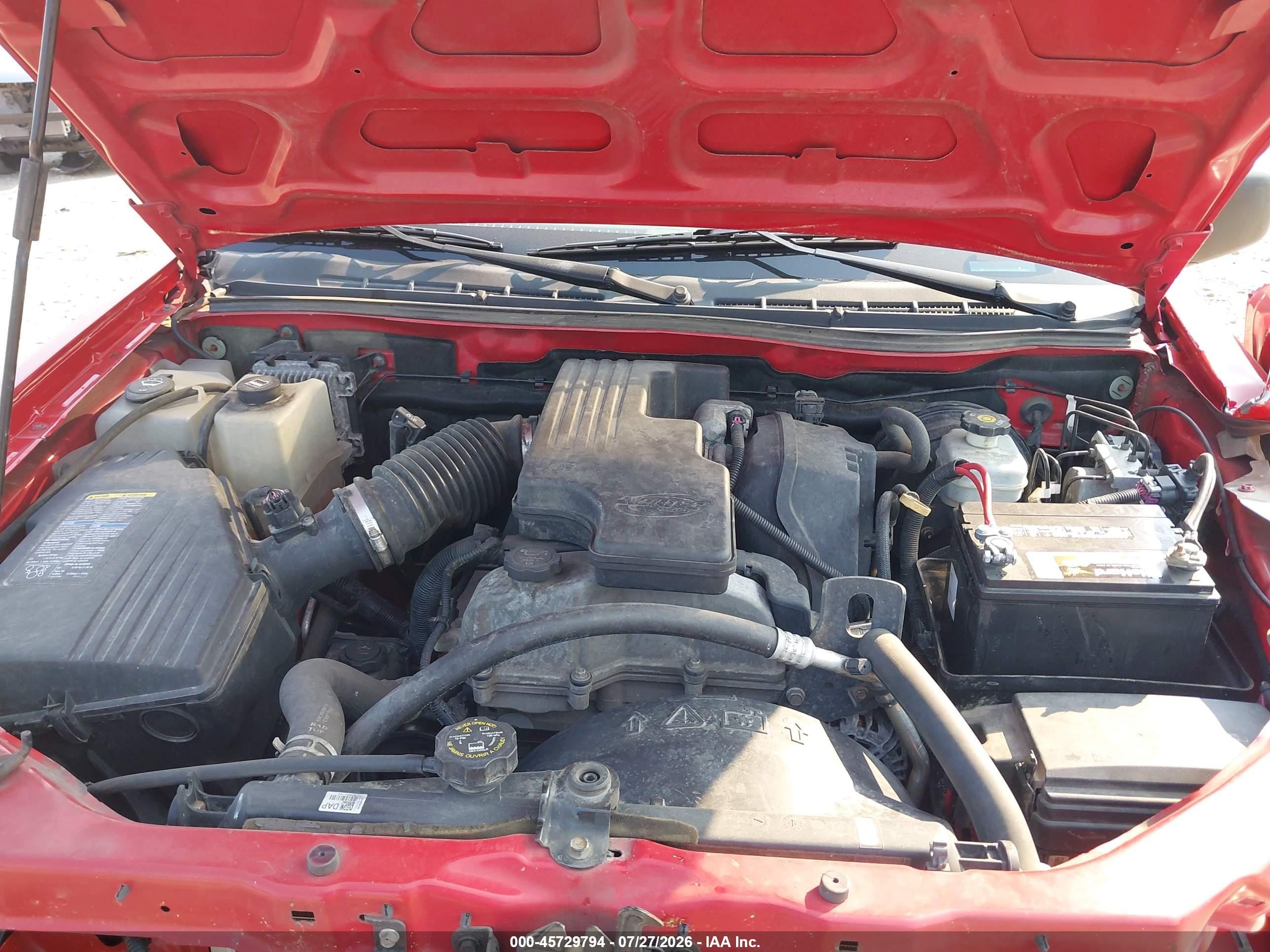 2007 Chevrolet Colorado Ls Red vin: 1GCCS149678152706