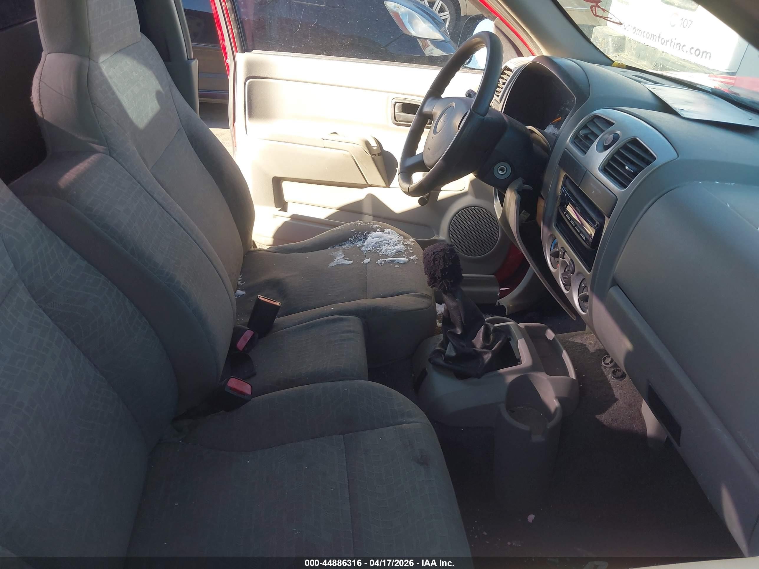 2007 Chevrolet Colorado Ls Red vin: 1GCCS149678190744
