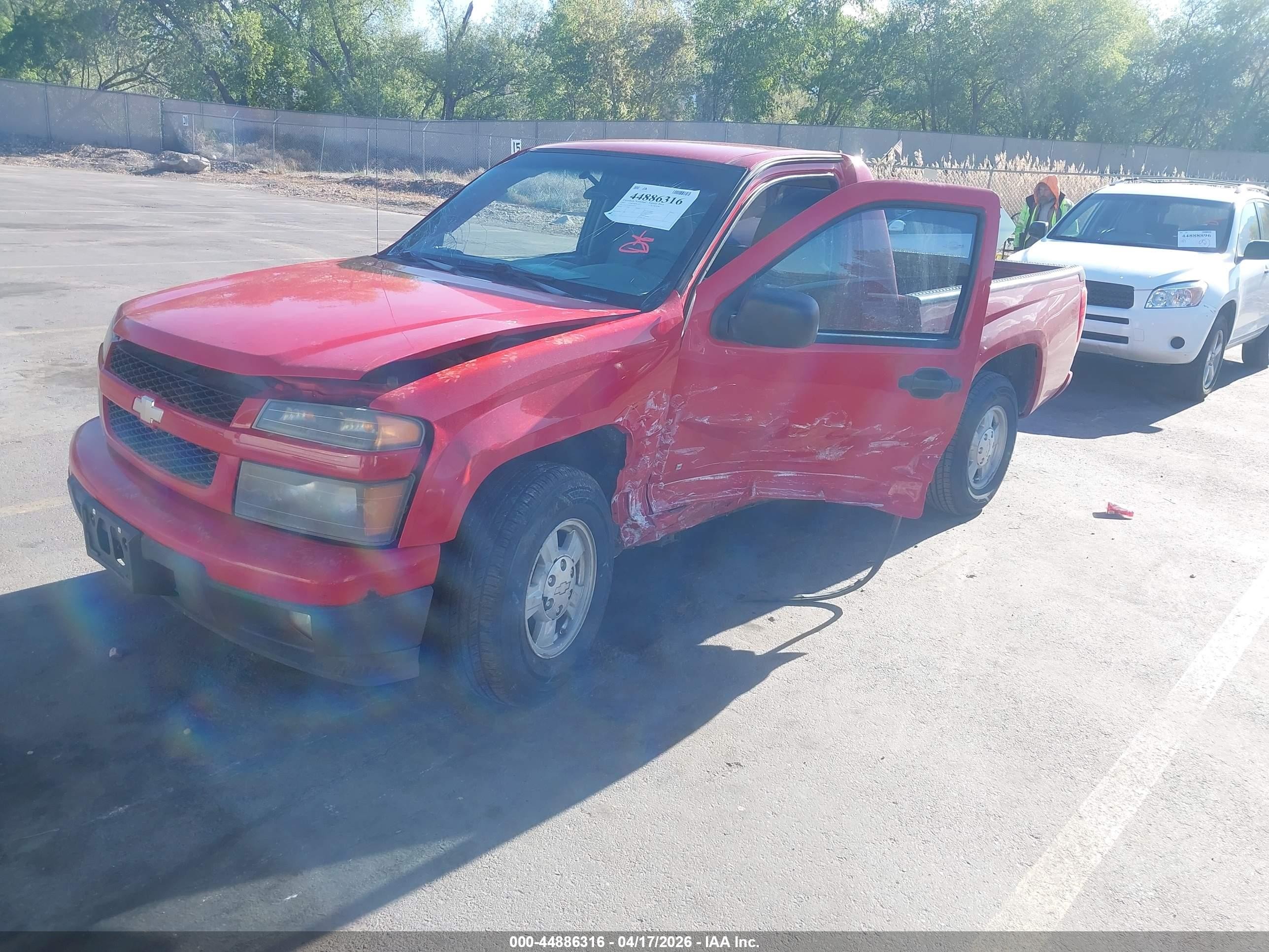 2007 Chevrolet Colorado Ls Red vin: 1GCCS149678190744