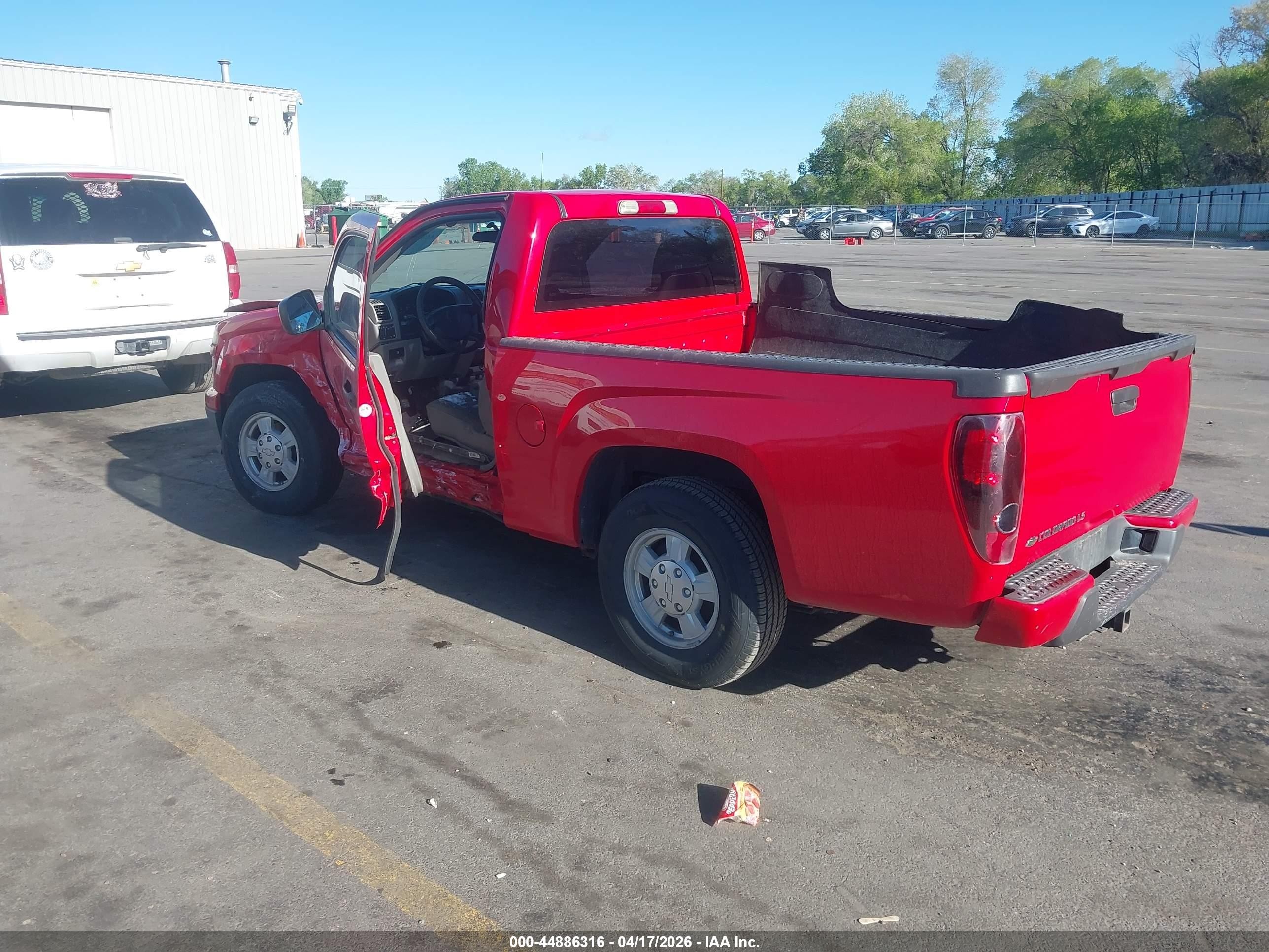 2007 Chevrolet Colorado Ls Red vin: 1GCCS149678190744