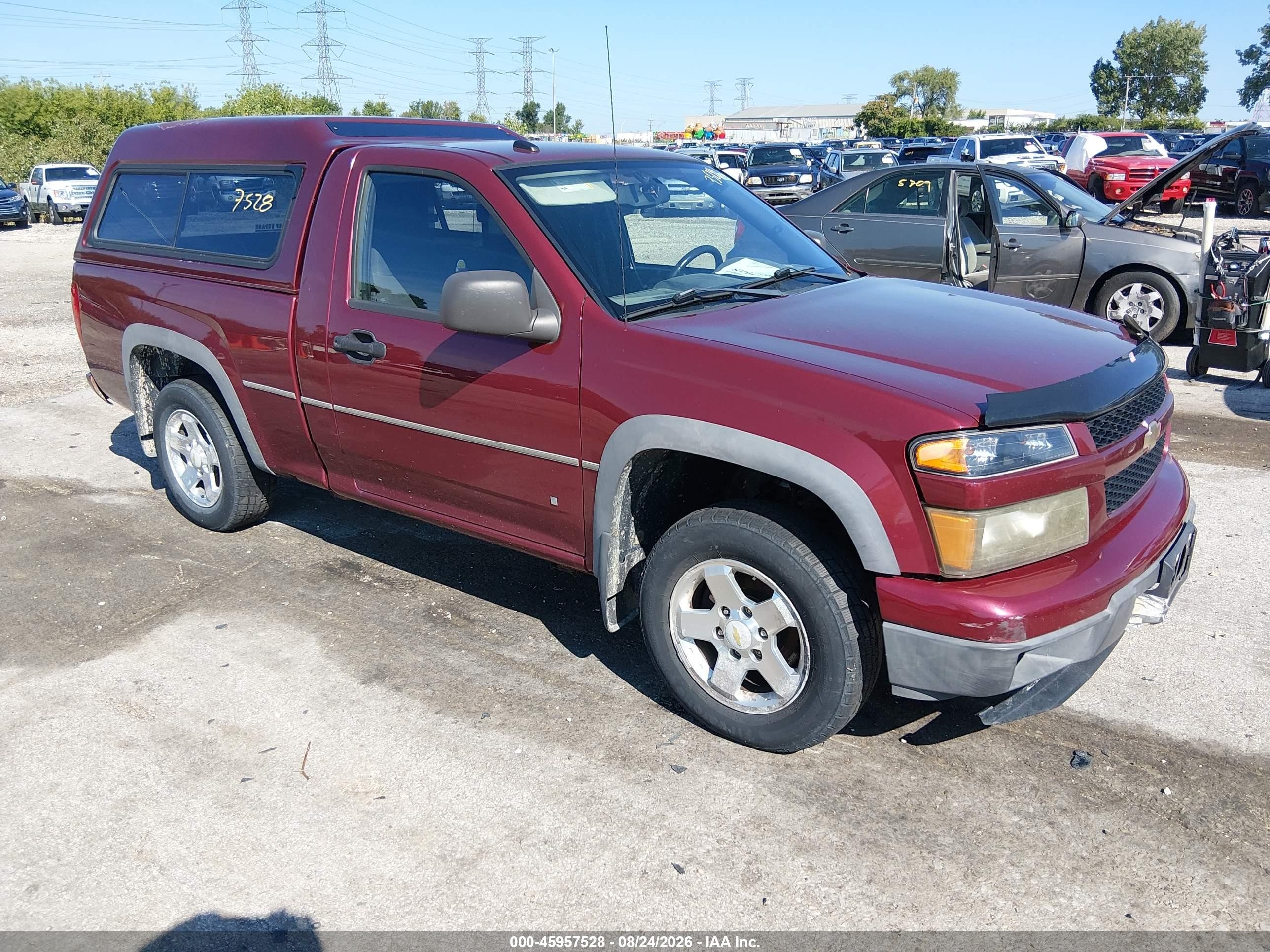 2009 Chevrolet Colorado Lt Maroon vin: 1GCCS149698155074