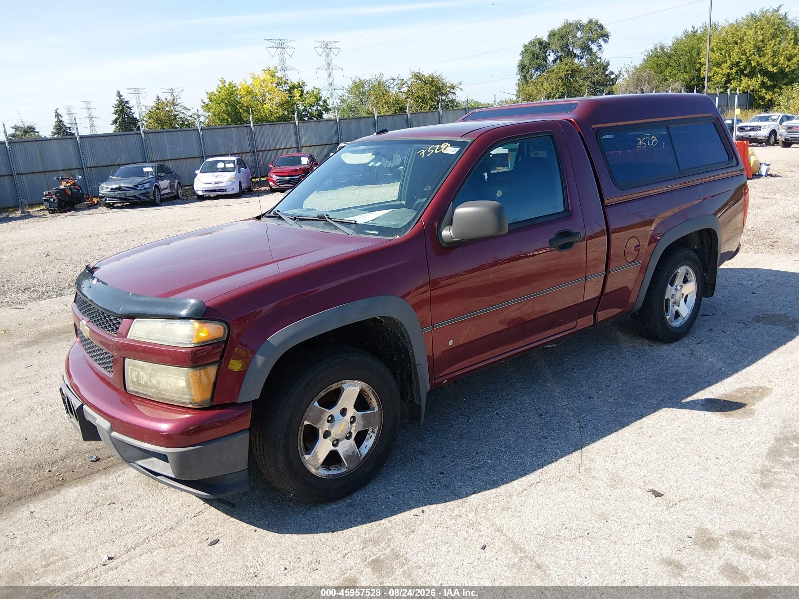 2009 Chevrolet Colorado Lt Maroon vin: 1GCCS149698155074