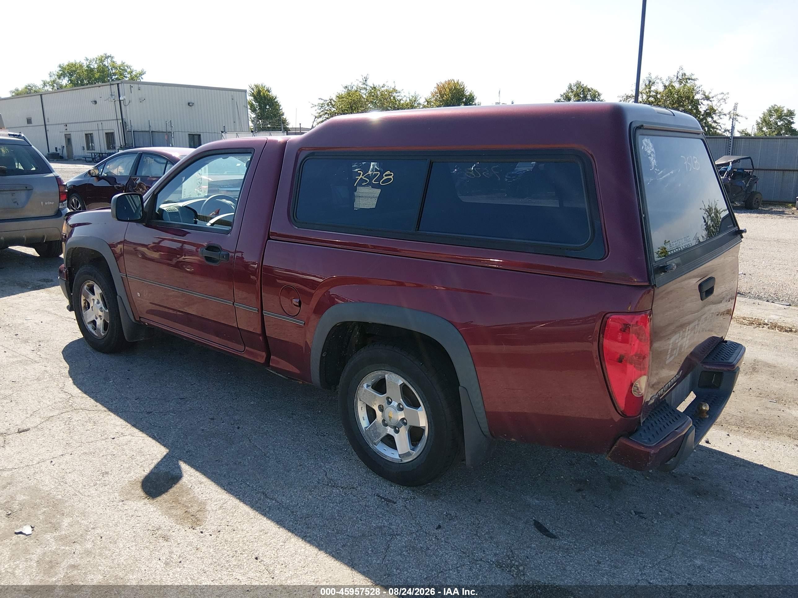 2009 Chevrolet Colorado Lt Maroon vin: 1GCCS149698155074