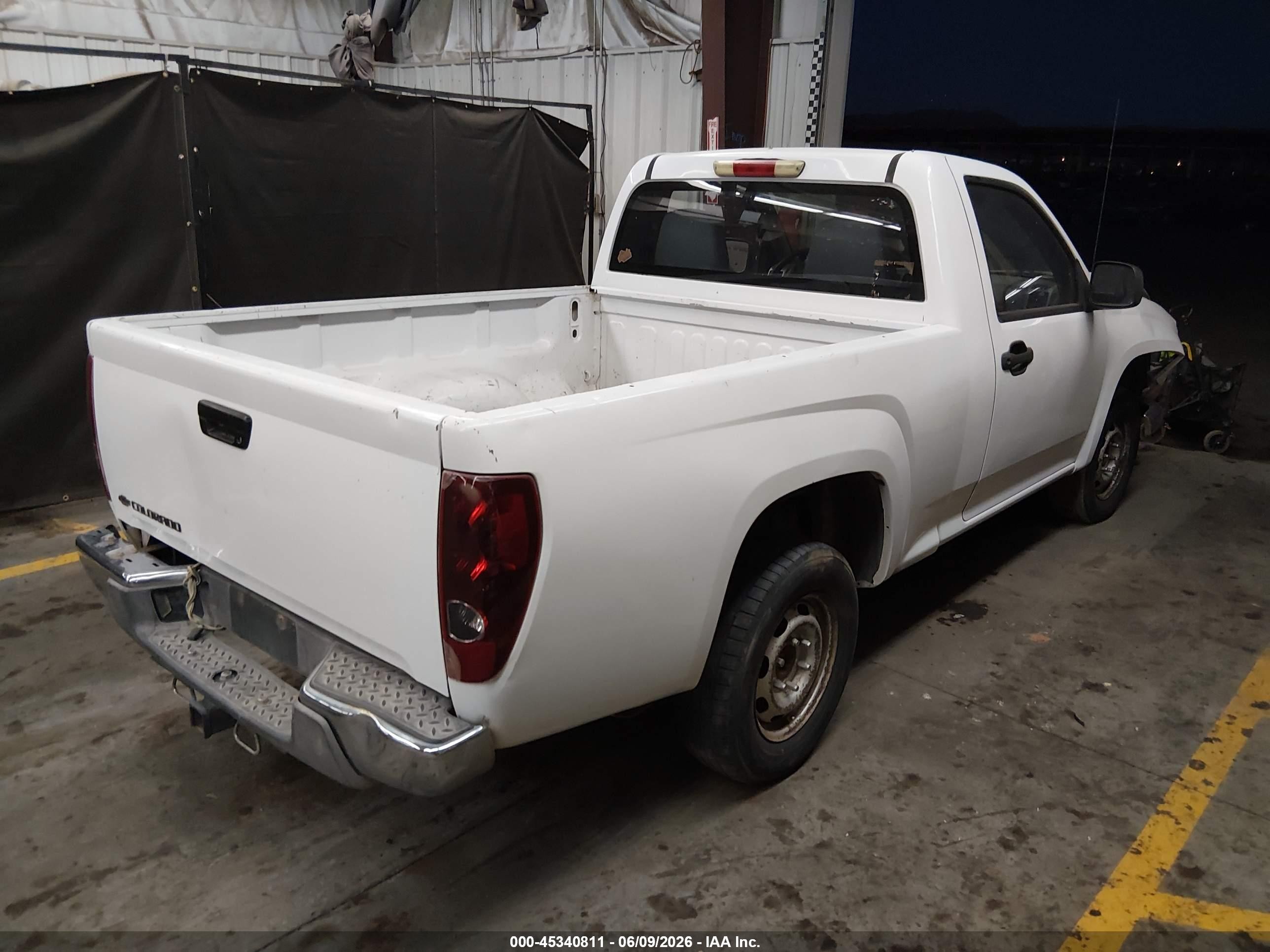 2007 Chevrolet Colorado Work Truck White vin: 1GCCS149778132934
