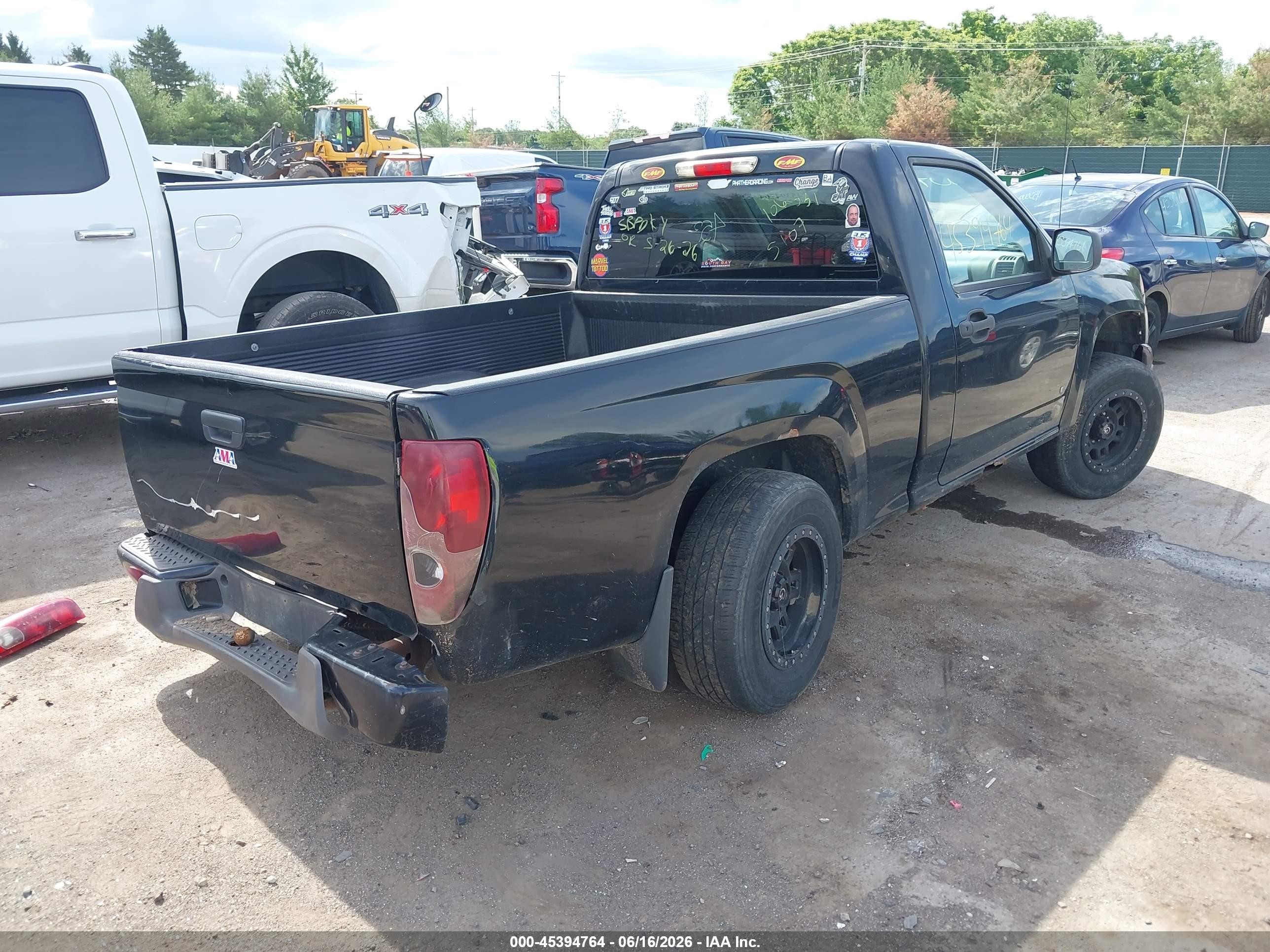 2008 Chevrolet Colorado Ls Black vin: 1GCCS149788106531