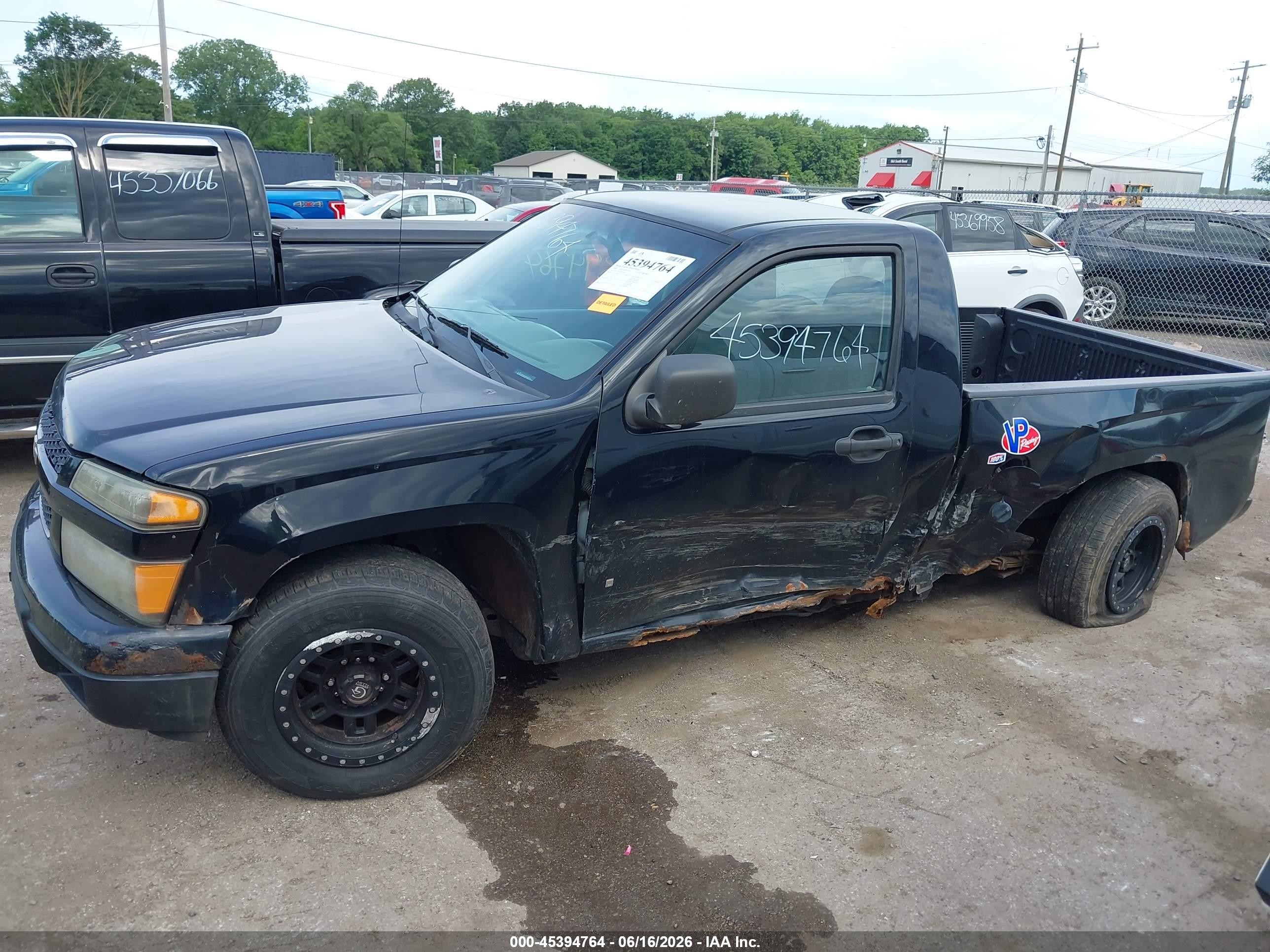 2008 Chevrolet Colorado Ls Black vin: 1GCCS149788106531