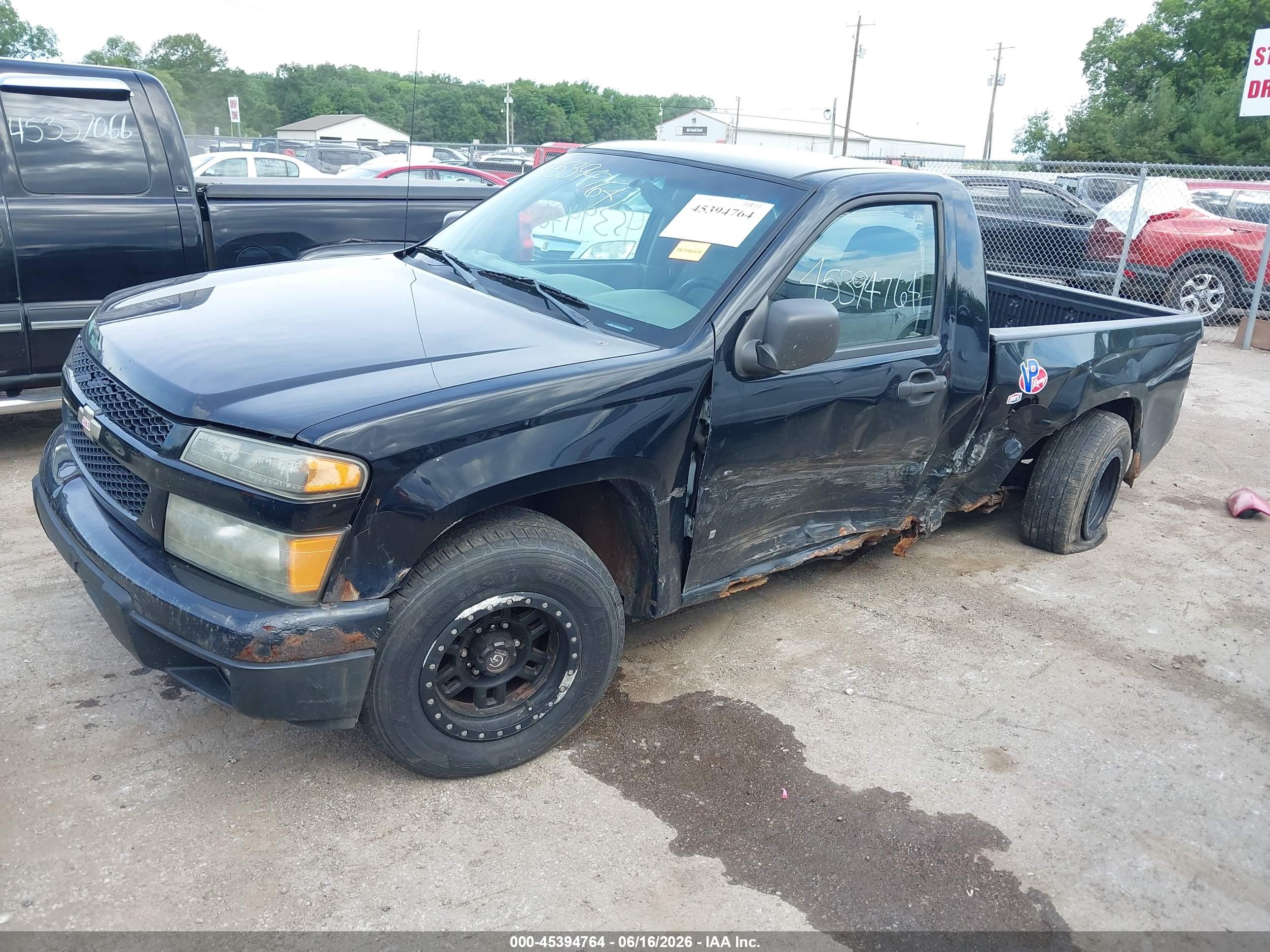 2008 Chevrolet Colorado Ls Black vin: 1GCCS149788106531