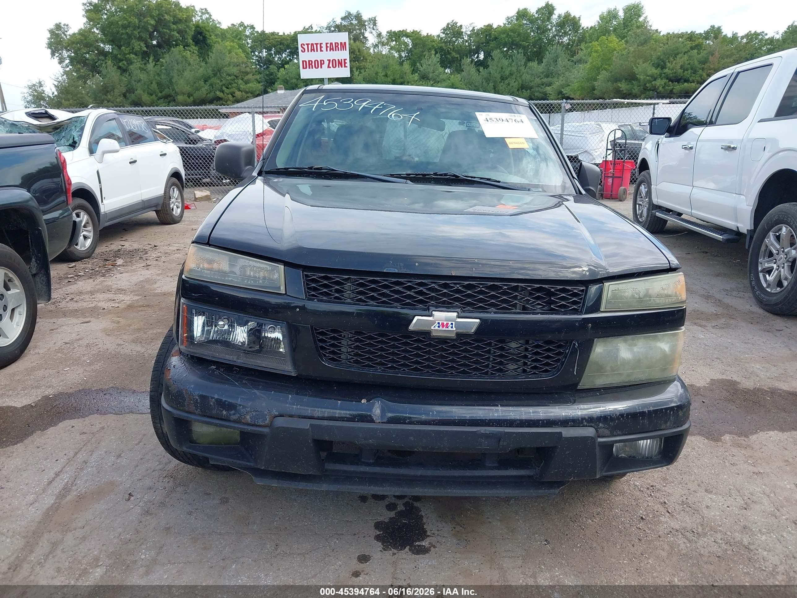 2008 Chevrolet Colorado Ls Black vin: 1GCCS149788106531
