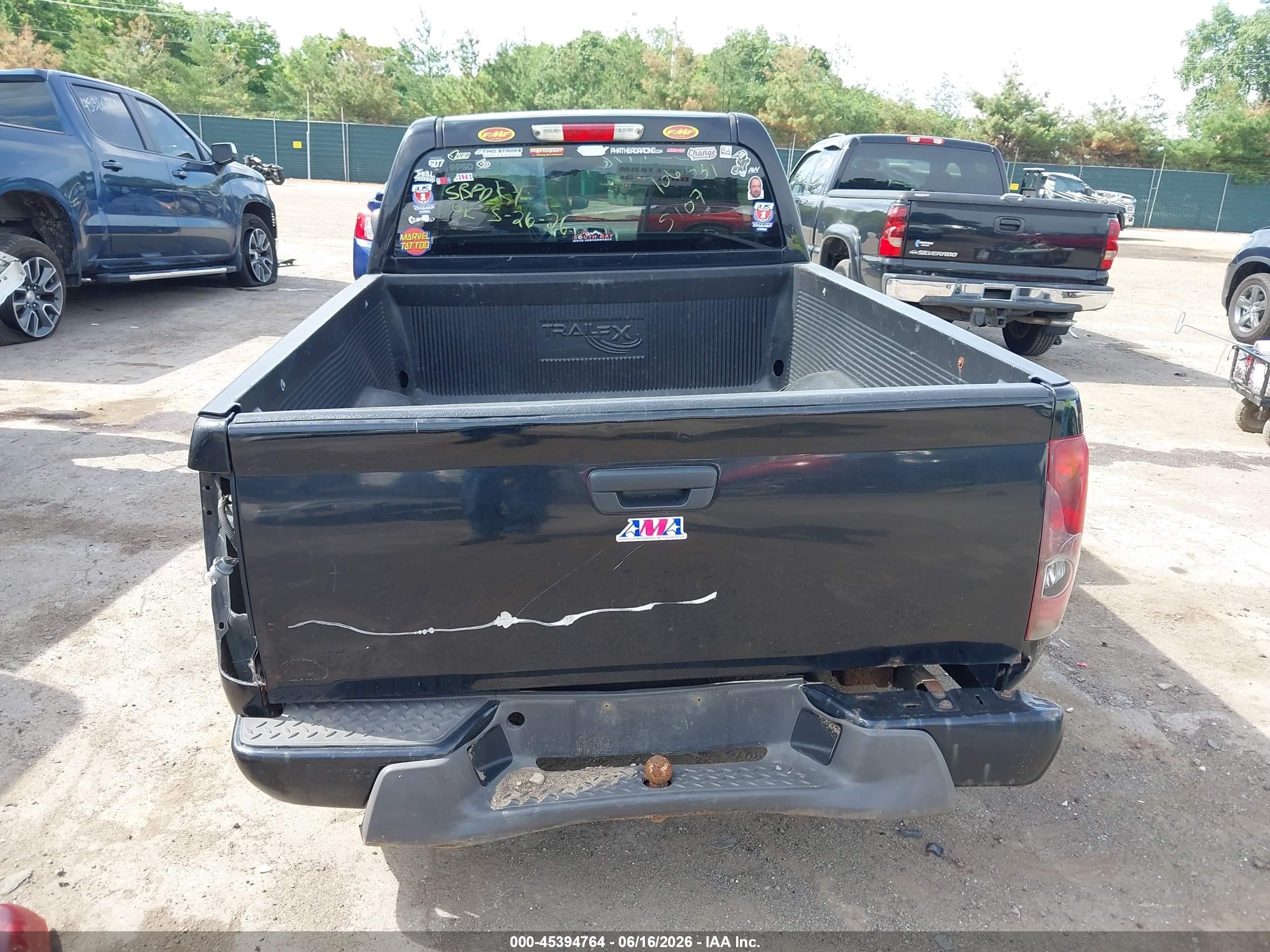 2008 Chevrolet Colorado Ls Black vin: 1GCCS149788106531