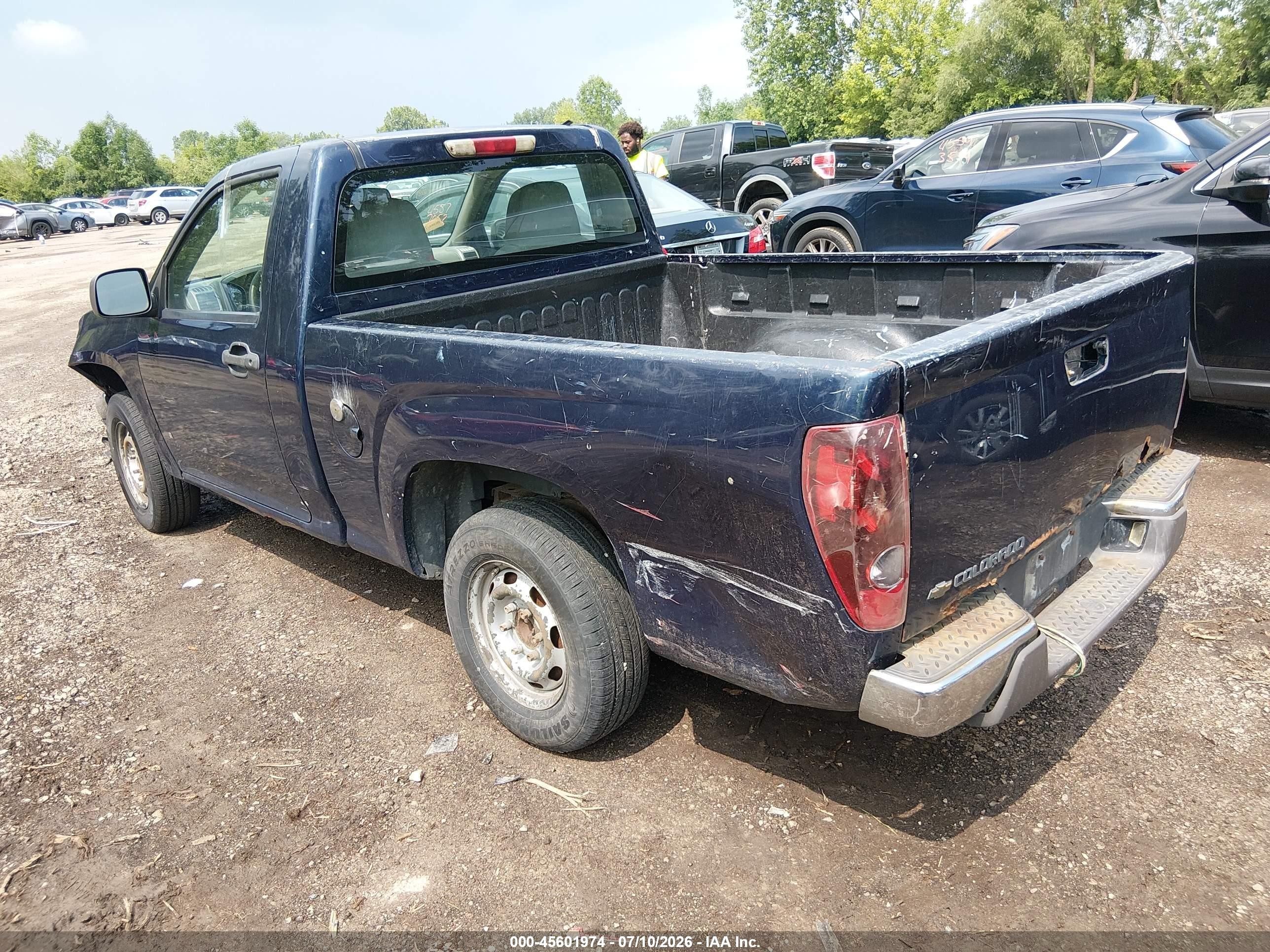 2008 Chevrolet Colorado Work Truck Blue vin: 1GCCS149788153588