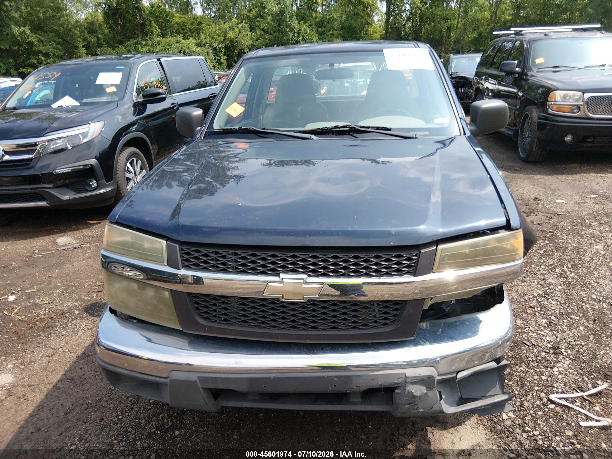 2008 Chevrolet Colorado Work Truck Blue vin: 1GCCS149788153588