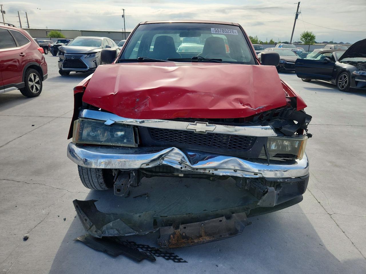 2007 Chevrolet Colorado Red vin: 1GCCS149878152335