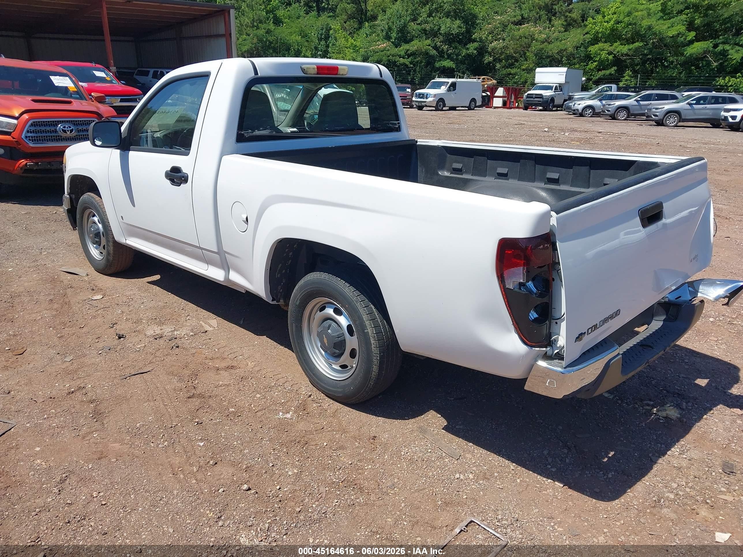 2007 Chevrolet Colorado Work Truck White vin: 1GCCS149978219783
