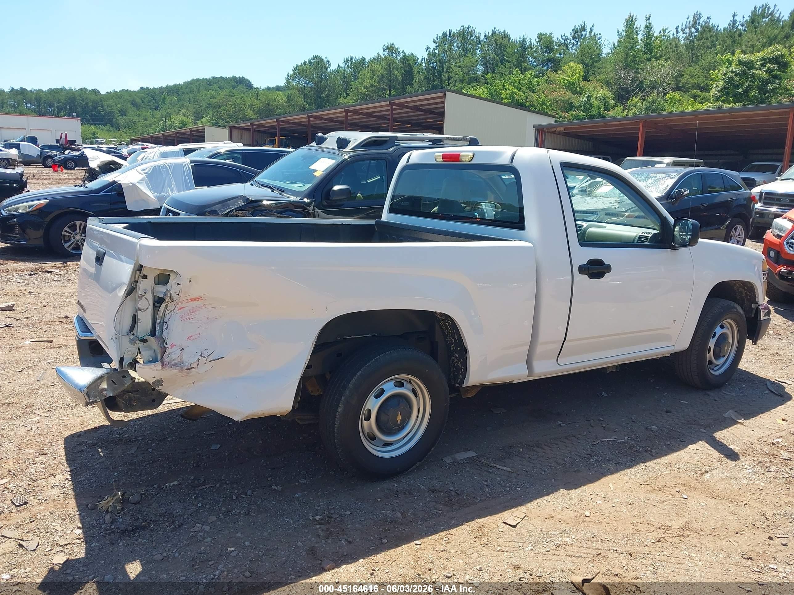 2007 Chevrolet Colorado Work Truck White vin: 1GCCS149978219783