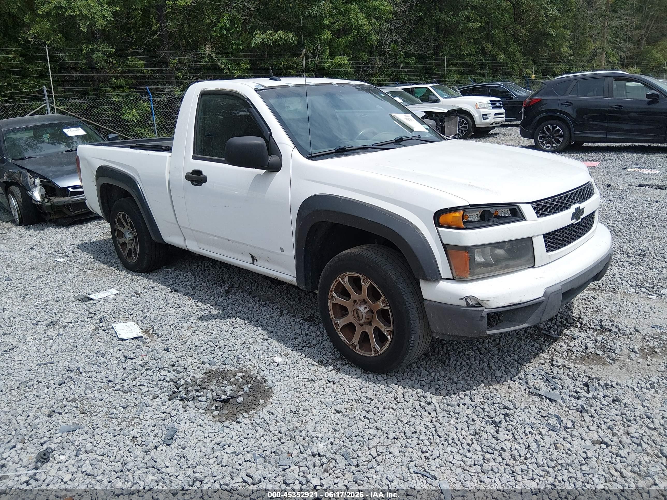 2009 Chevrolet Colorado Work Truck White vin: 1GCCS149998111733