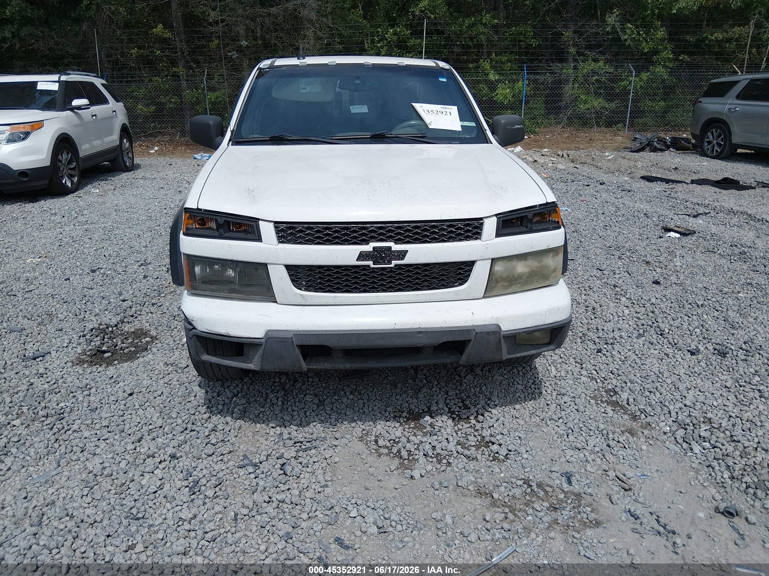 2009 Chevrolet Colorado Work Truck White vin: 1GCCS149998111733
