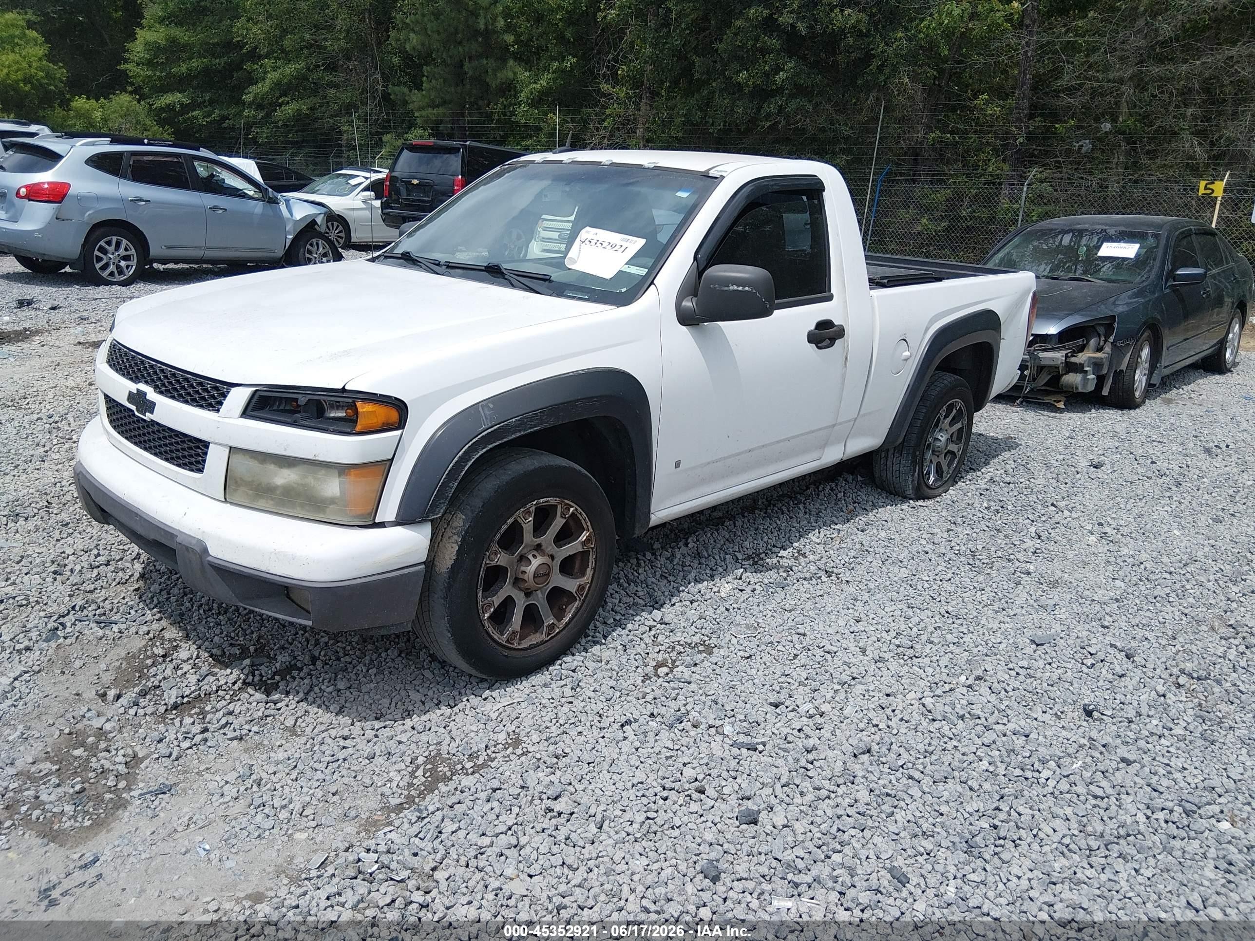 2009 Chevrolet Colorado Work Truck White vin: 1GCCS149998111733