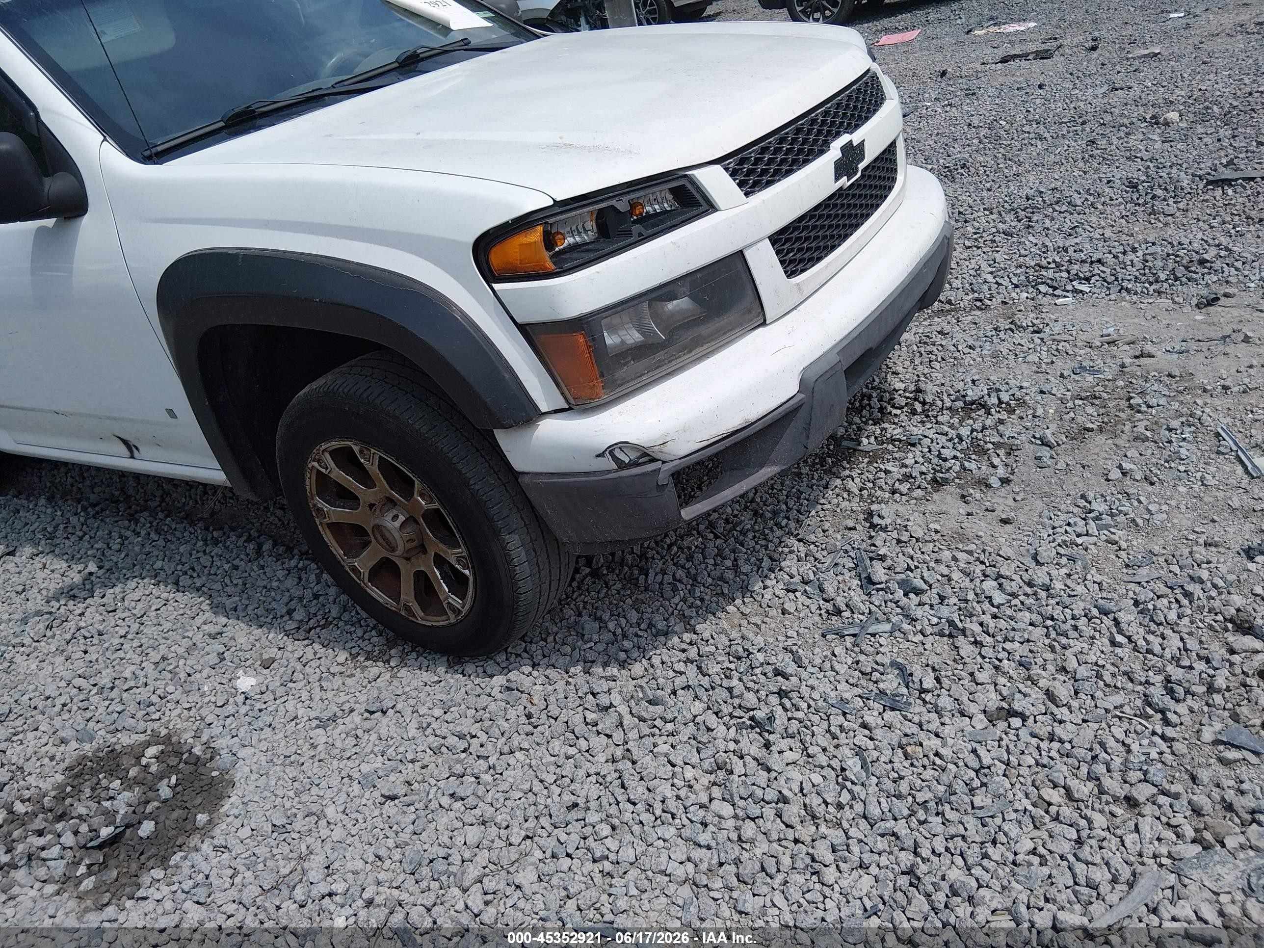 2009 Chevrolet Colorado Work Truck White vin: 1GCCS149998111733