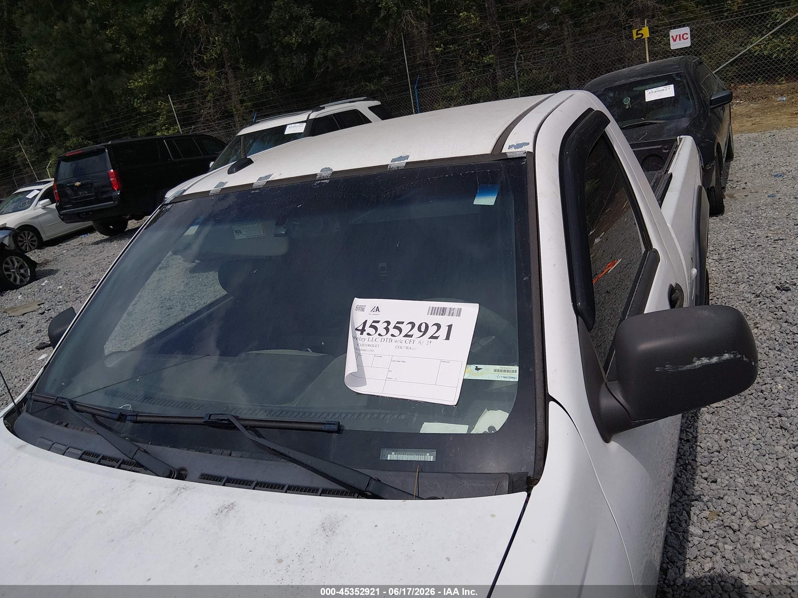 2009 Chevrolet Colorado Work Truck White vin: 1GCCS149998111733