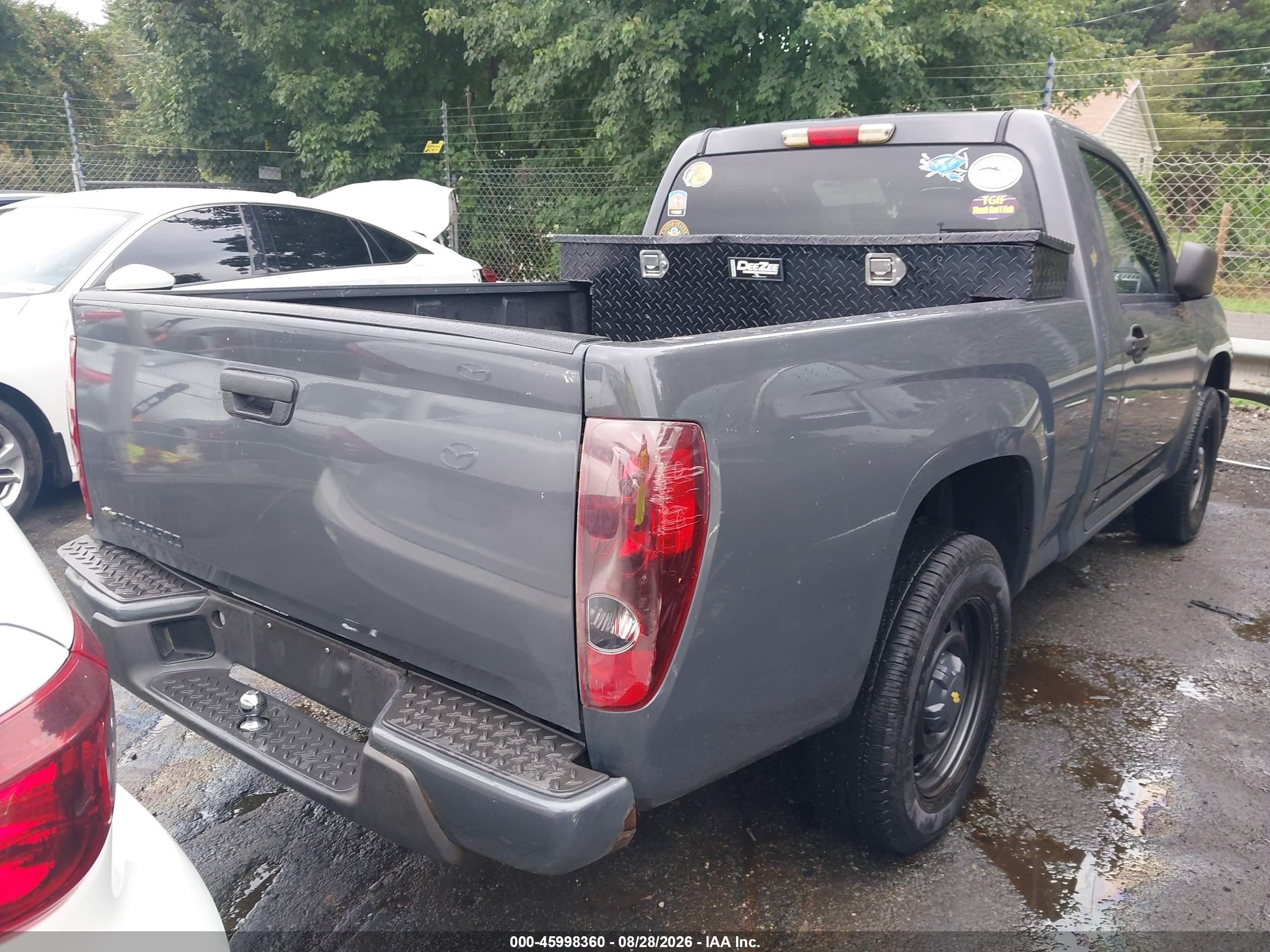 2009 Chevrolet Colorado Work Truck Серый vin: 1GCCS149998126541