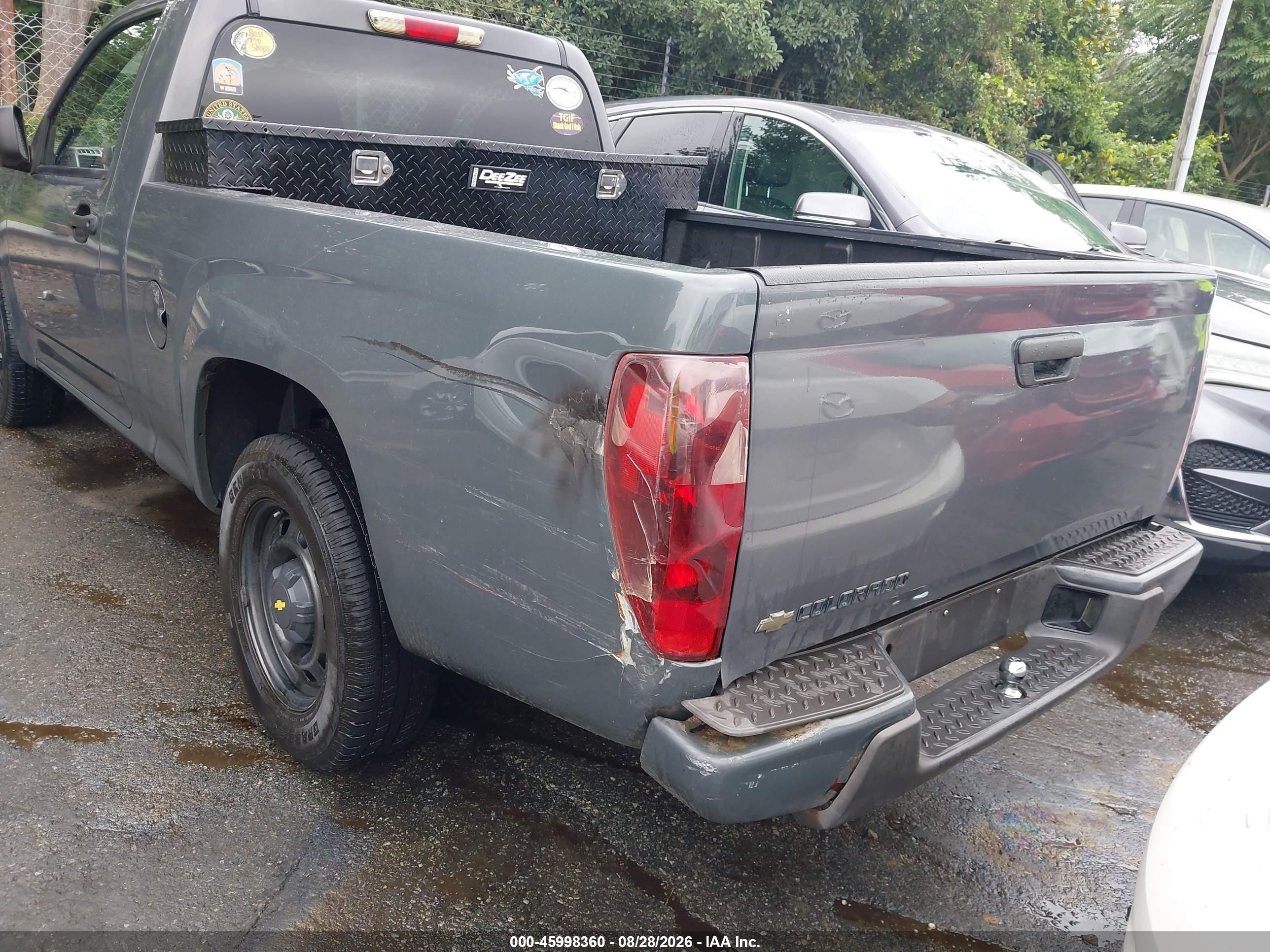 2009 Chevrolet Colorado Work Truck Серый vin: 1GCCS149998126541