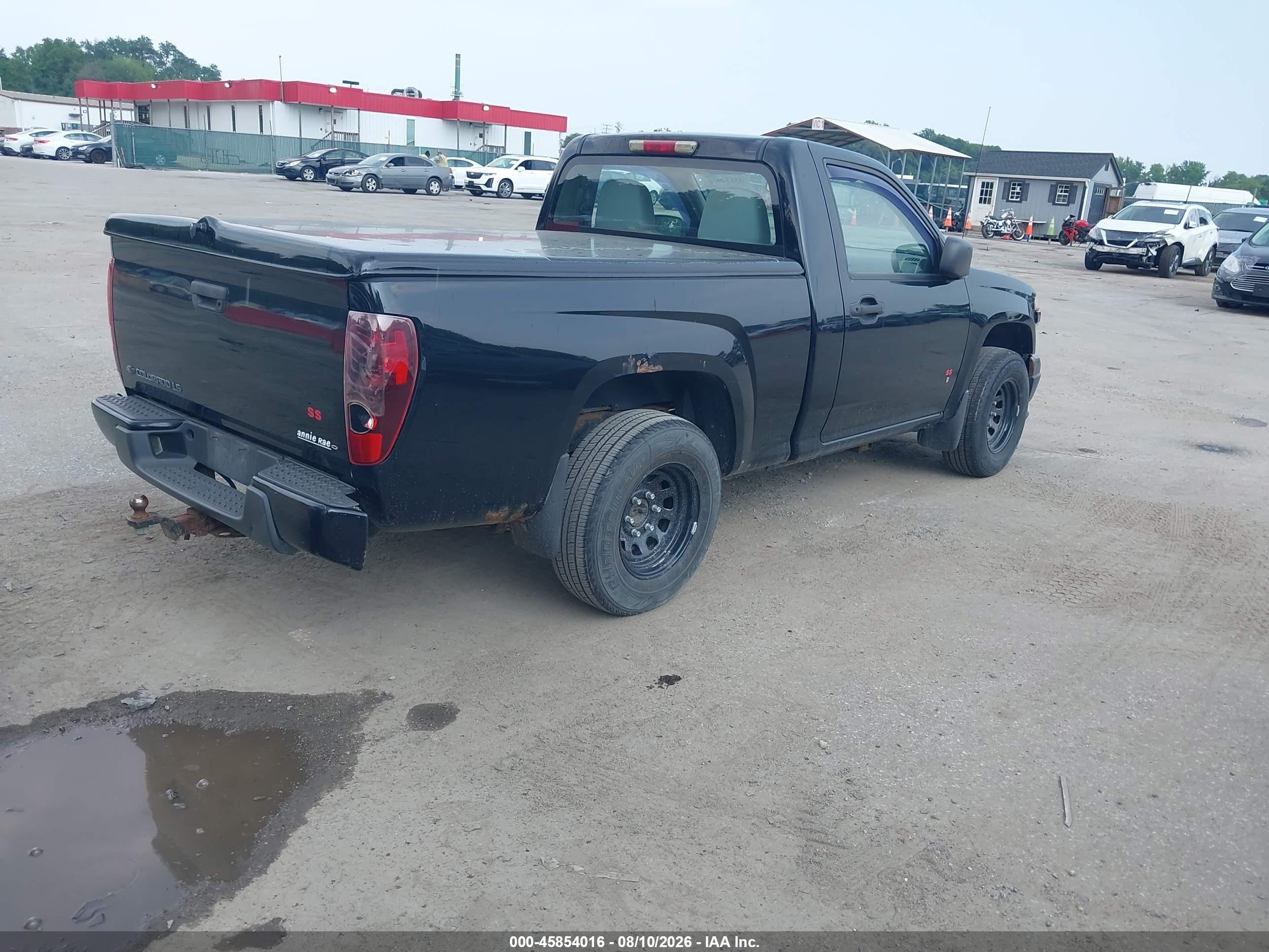 2007 Chevrolet Colorado Ls Black vin: 1GCCS149X78152997