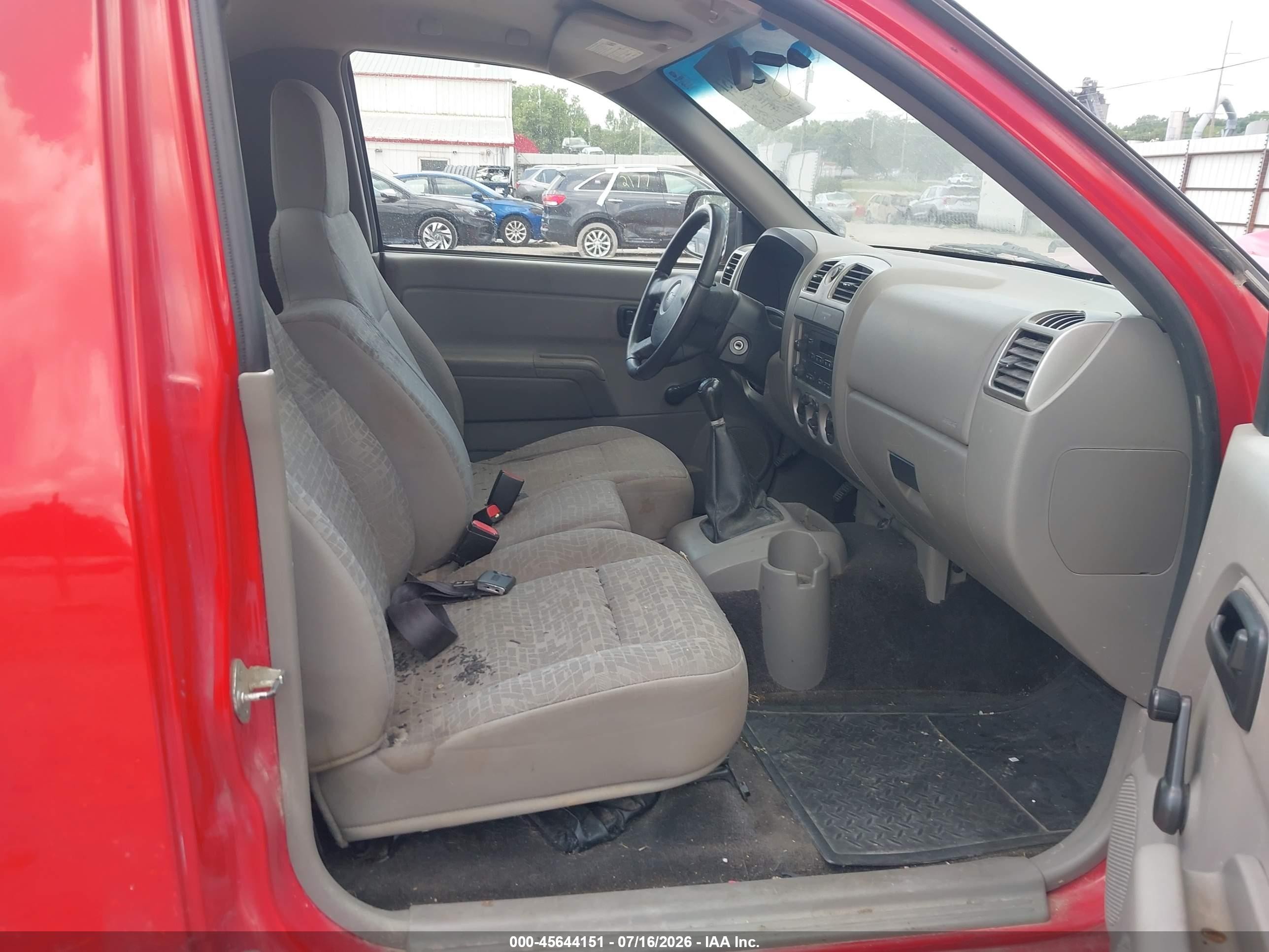 2008 Chevrolet Colorado Ls Red vin: 1GCCS149X88150927