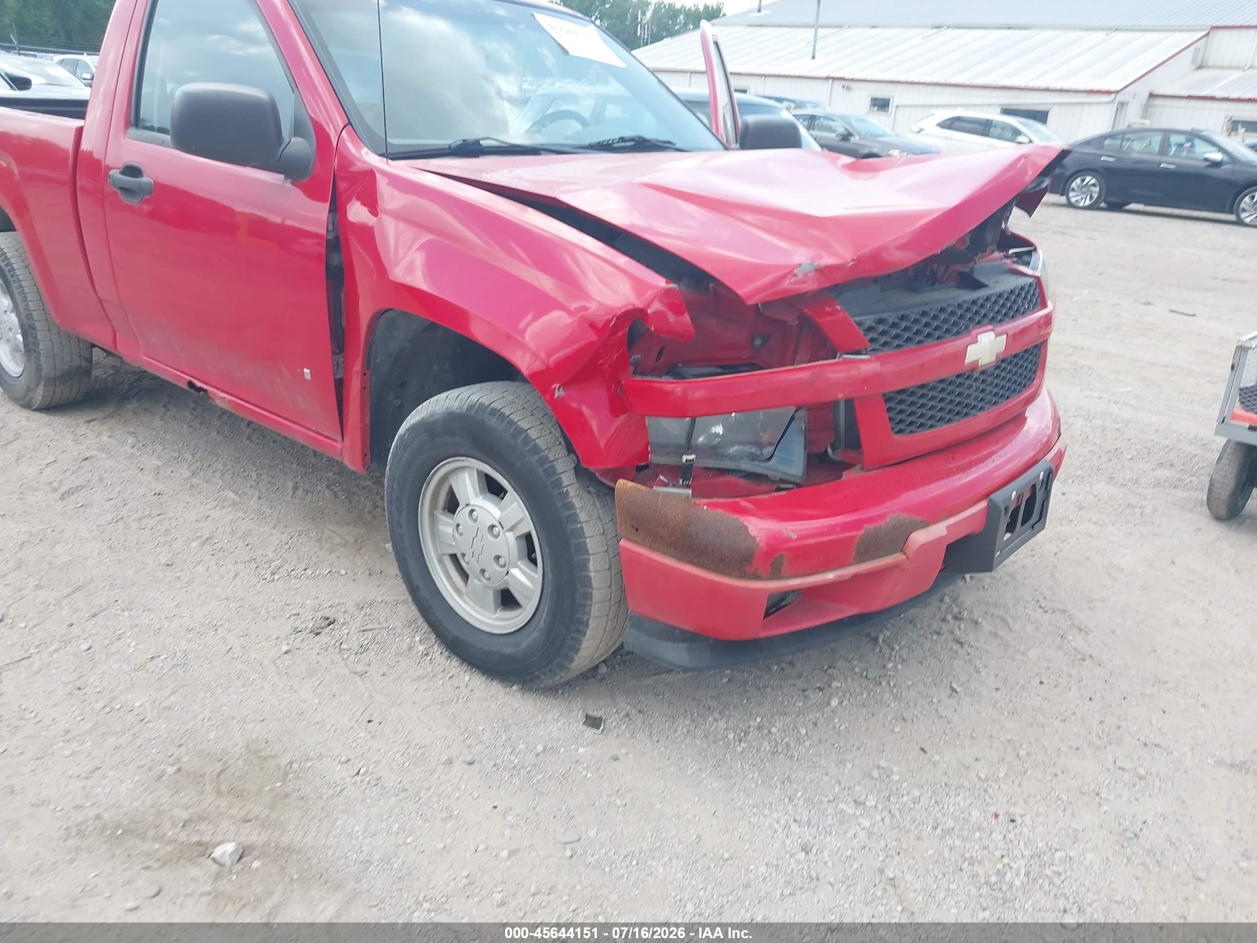 2008 Chevrolet Colorado Ls Red vin: 1GCCS149X88150927