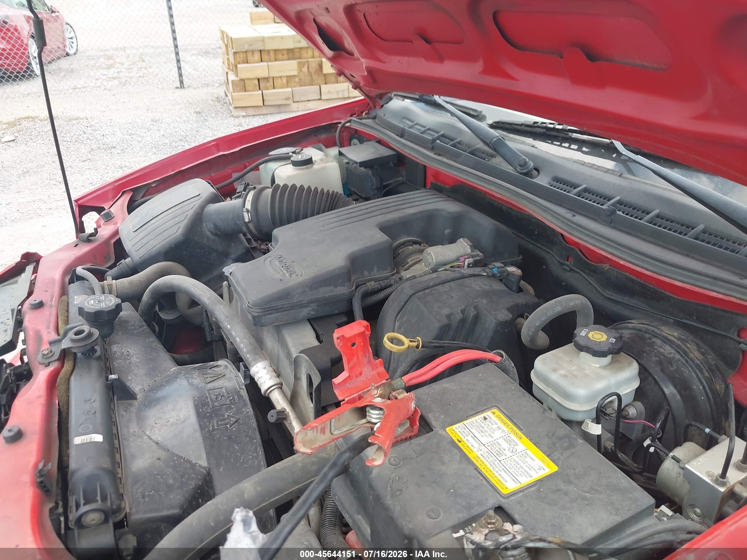 2008 Chevrolet Colorado Ls Red vin: 1GCCS149X88150927