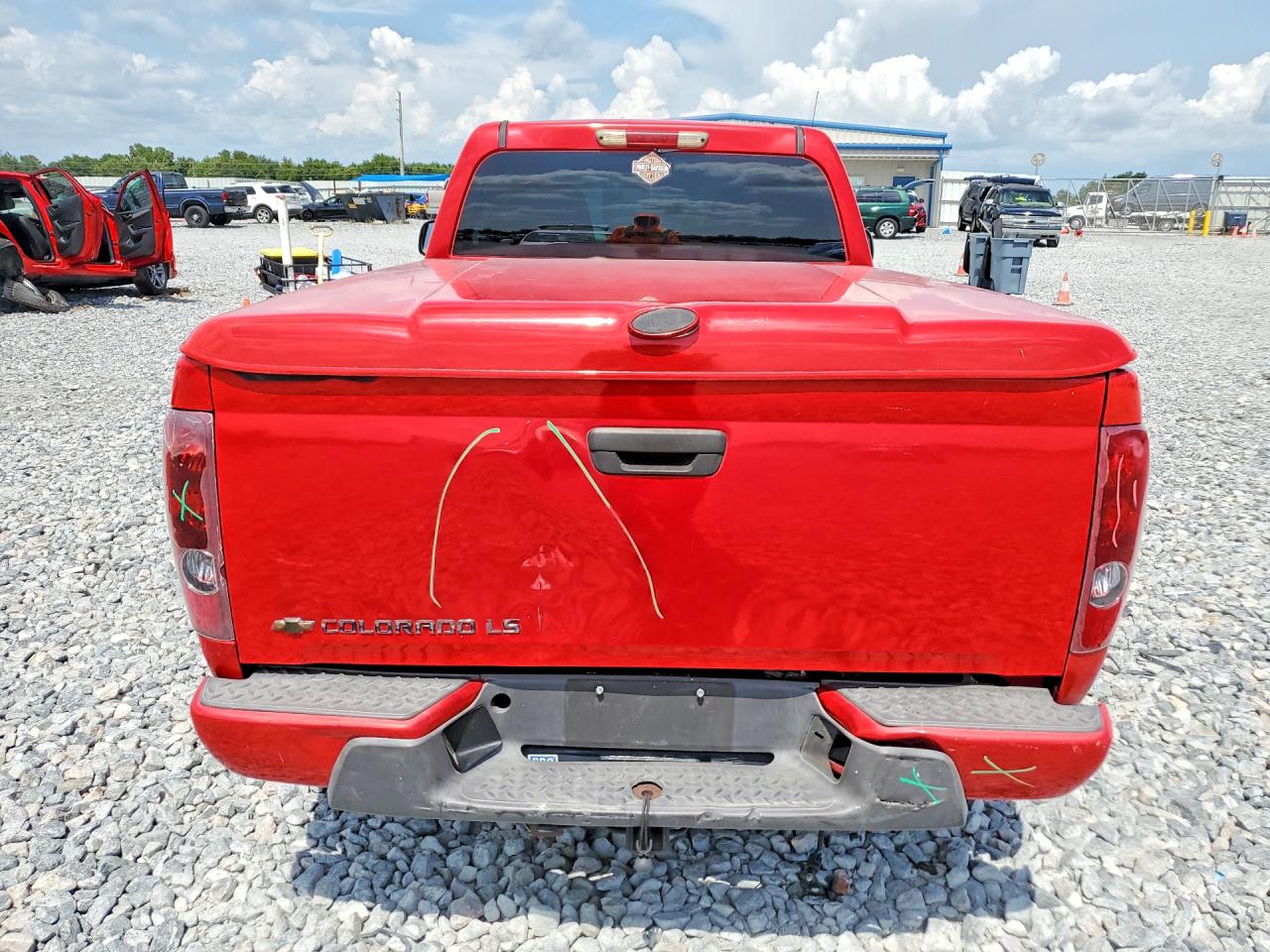 2008 Chevrolet Colorado Red vin: 1GCCS149X88171020