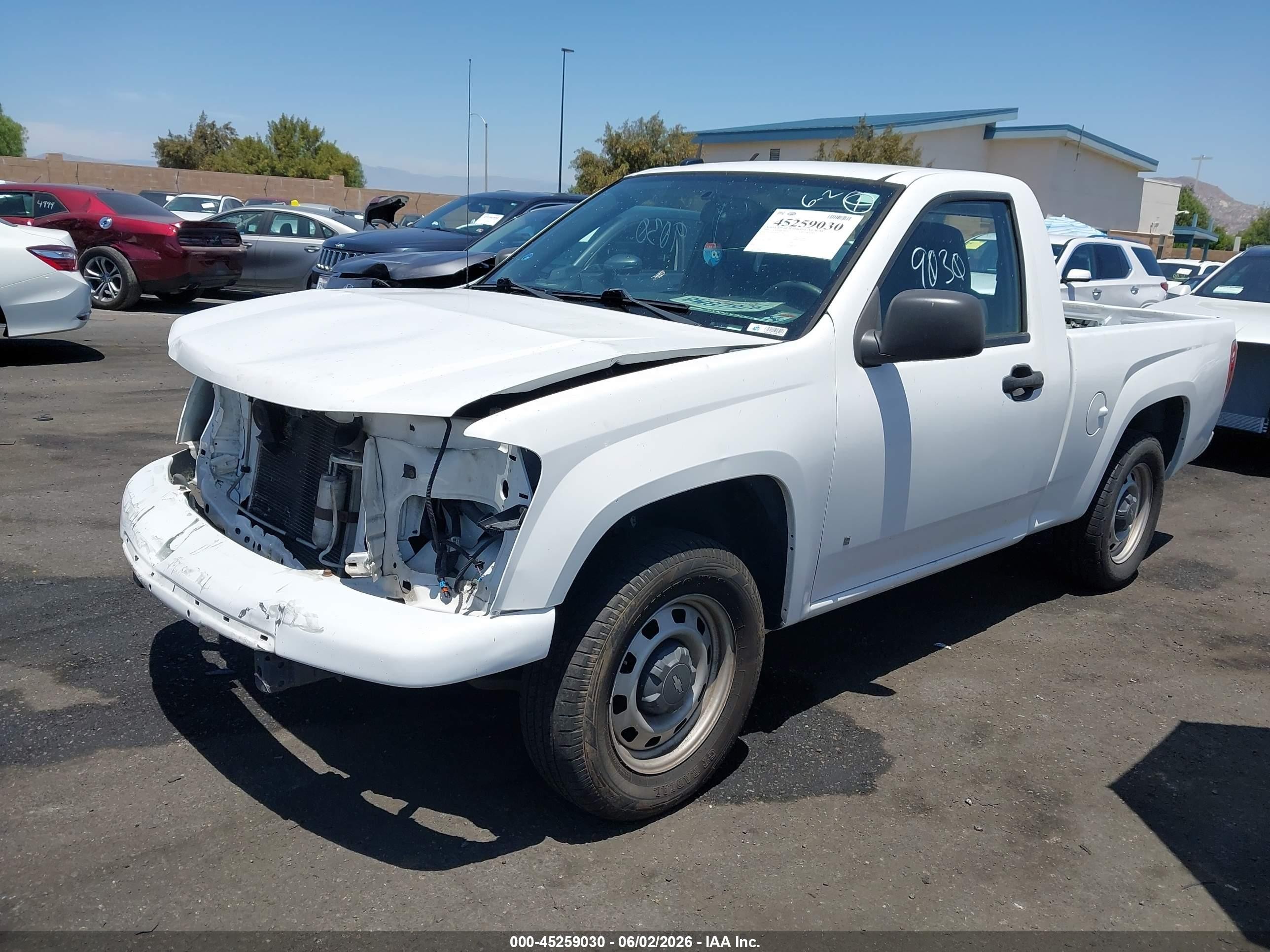 2009 Chevrolet Colorado Work Truck White vin: 1GCCS149X98115368
