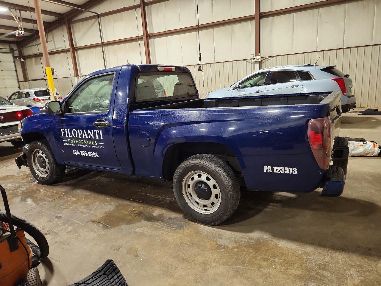 2009 Chevrolet Colorado Blue vin: 1GCCS149X98118173