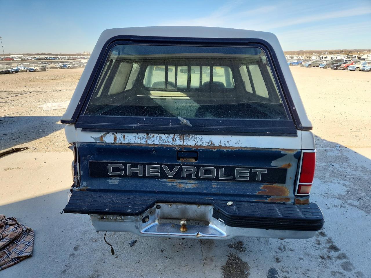 1992 Chevrolet S Truck S10 Blue vin: 1GCCS14A0N8147010