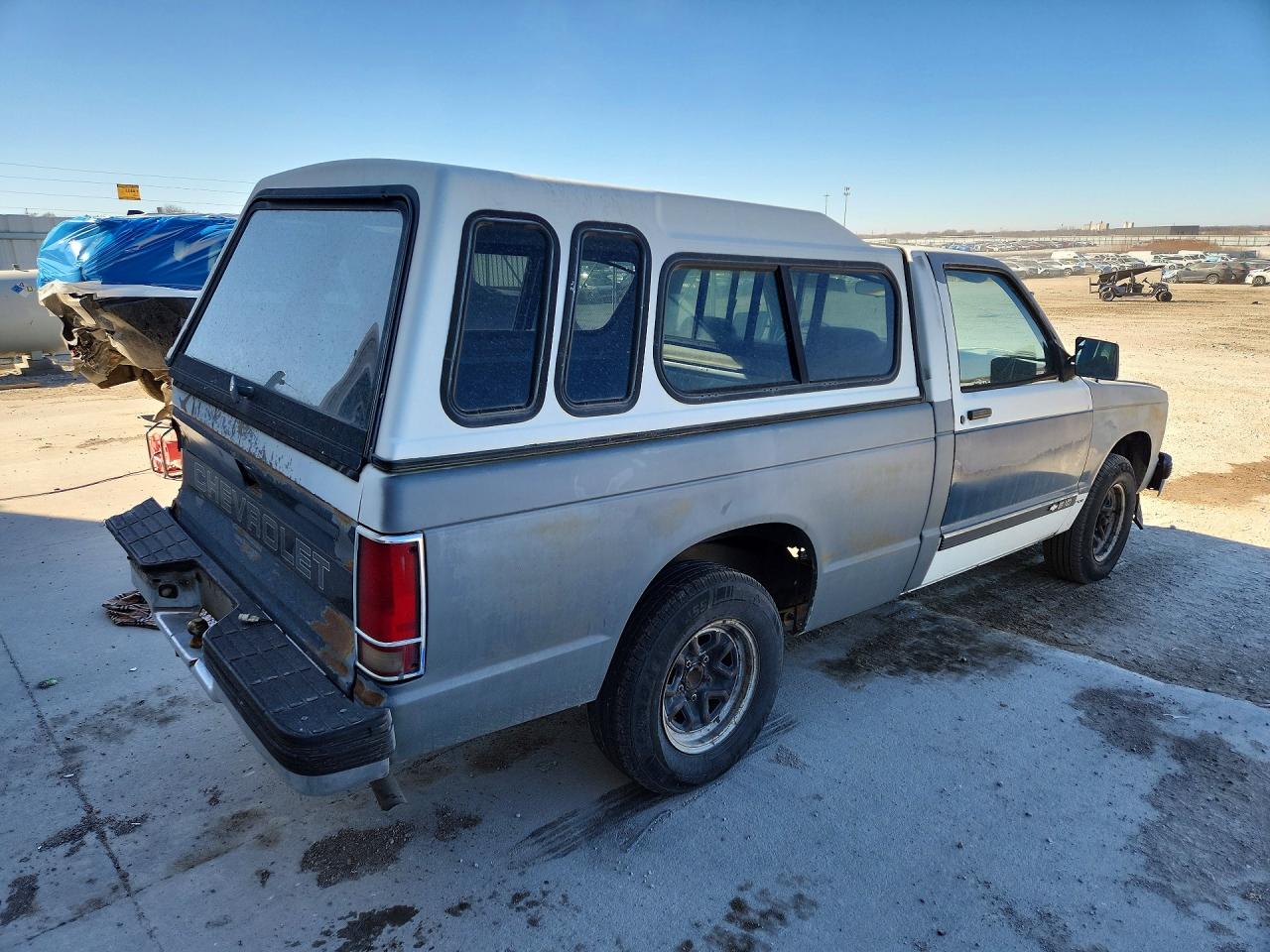 1992 Chevrolet S Truck S10 Blue vin: 1GCCS14A0N8147010