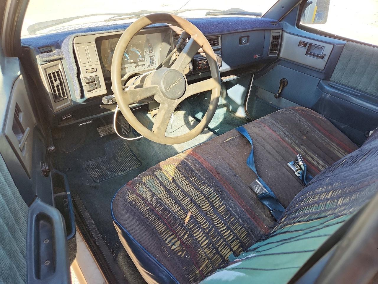 1992 Chevrolet S Truck S10 Blue vin: 1GCCS14A0N8147010