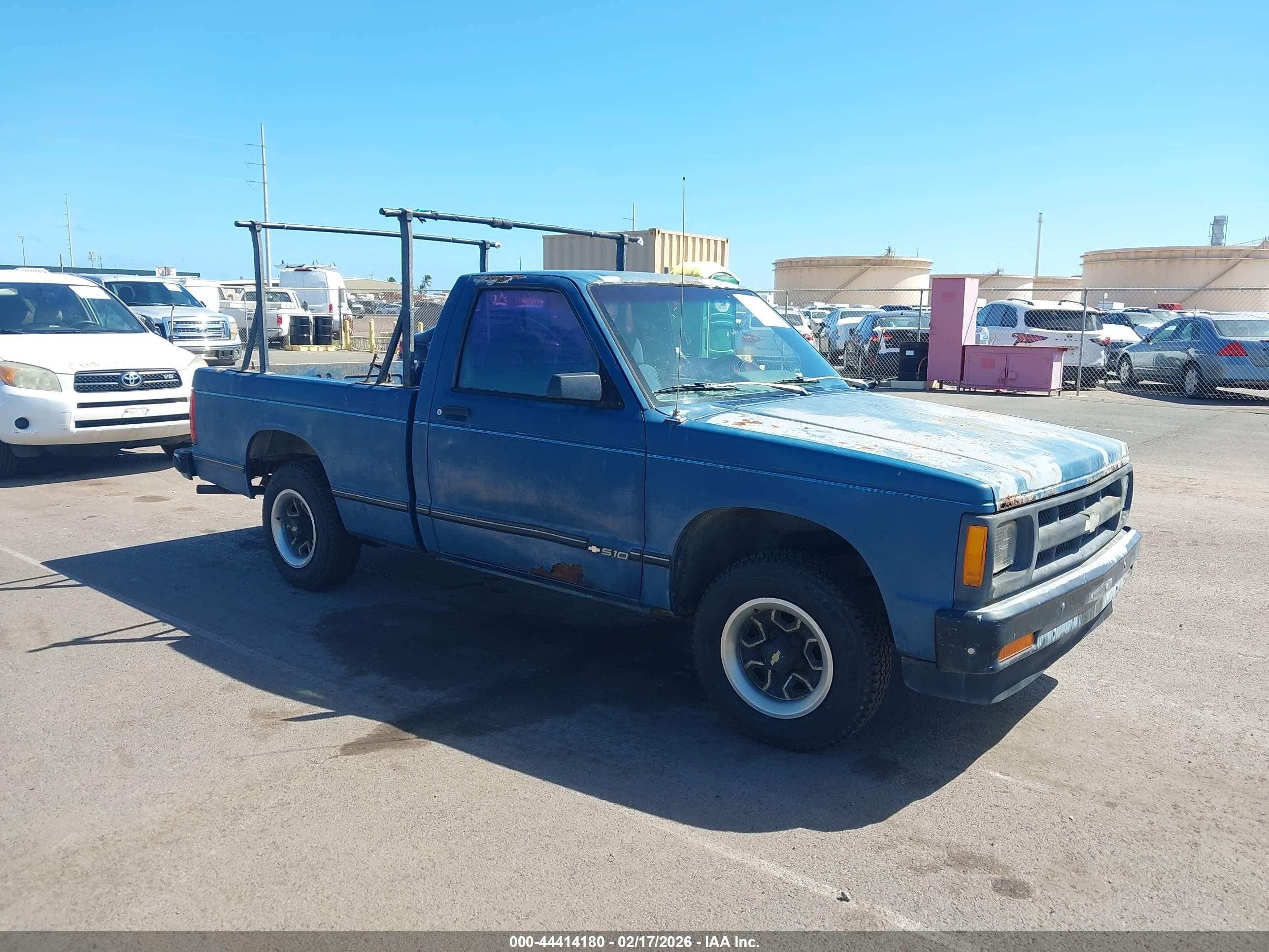 1993 Chevrolet S Truck S10 Blue vin: 1GCCS14A0P8136270