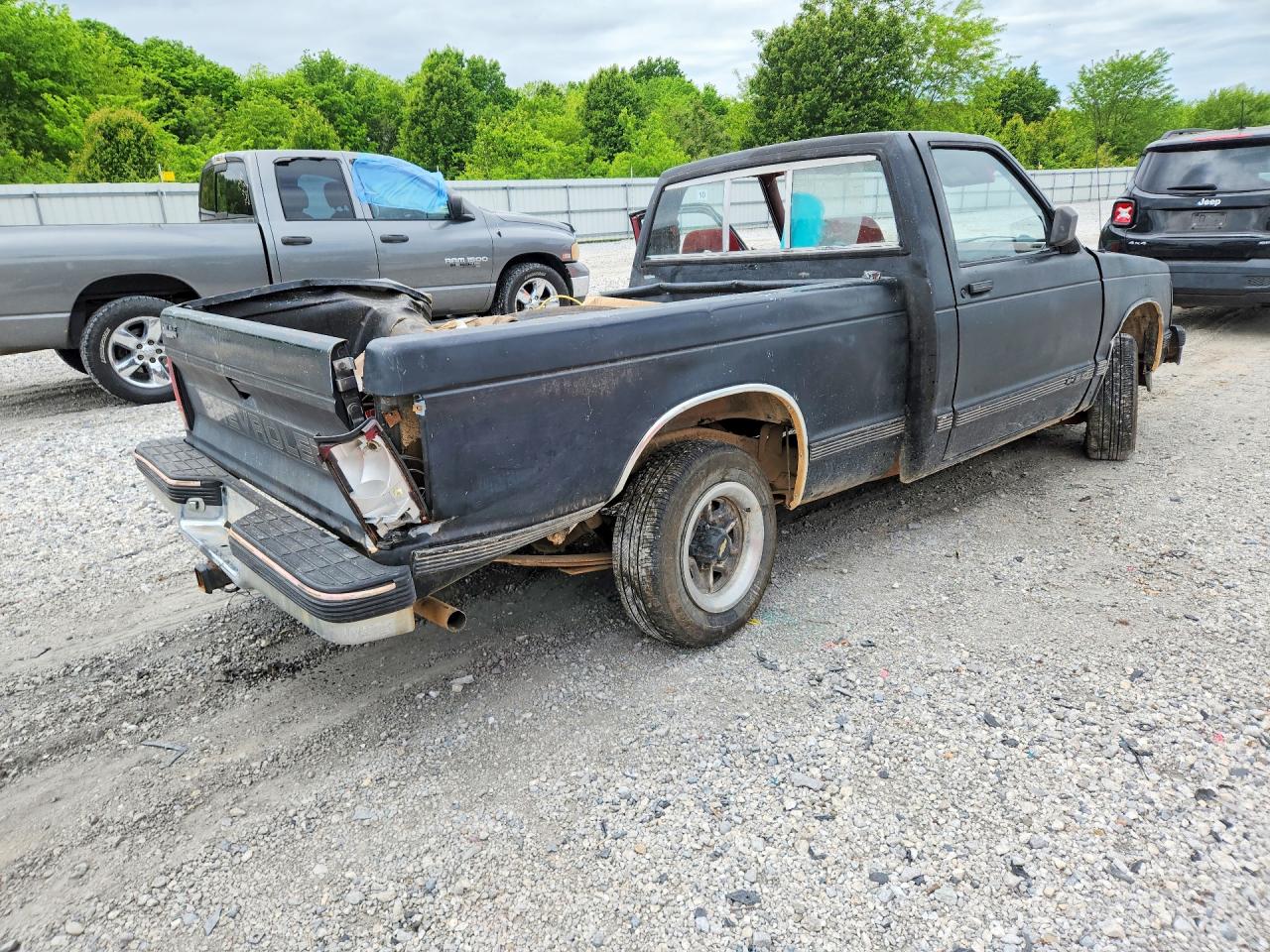 1992 Chevrolet S Truck S10 Black vin: 1GCCS14A5N8113130