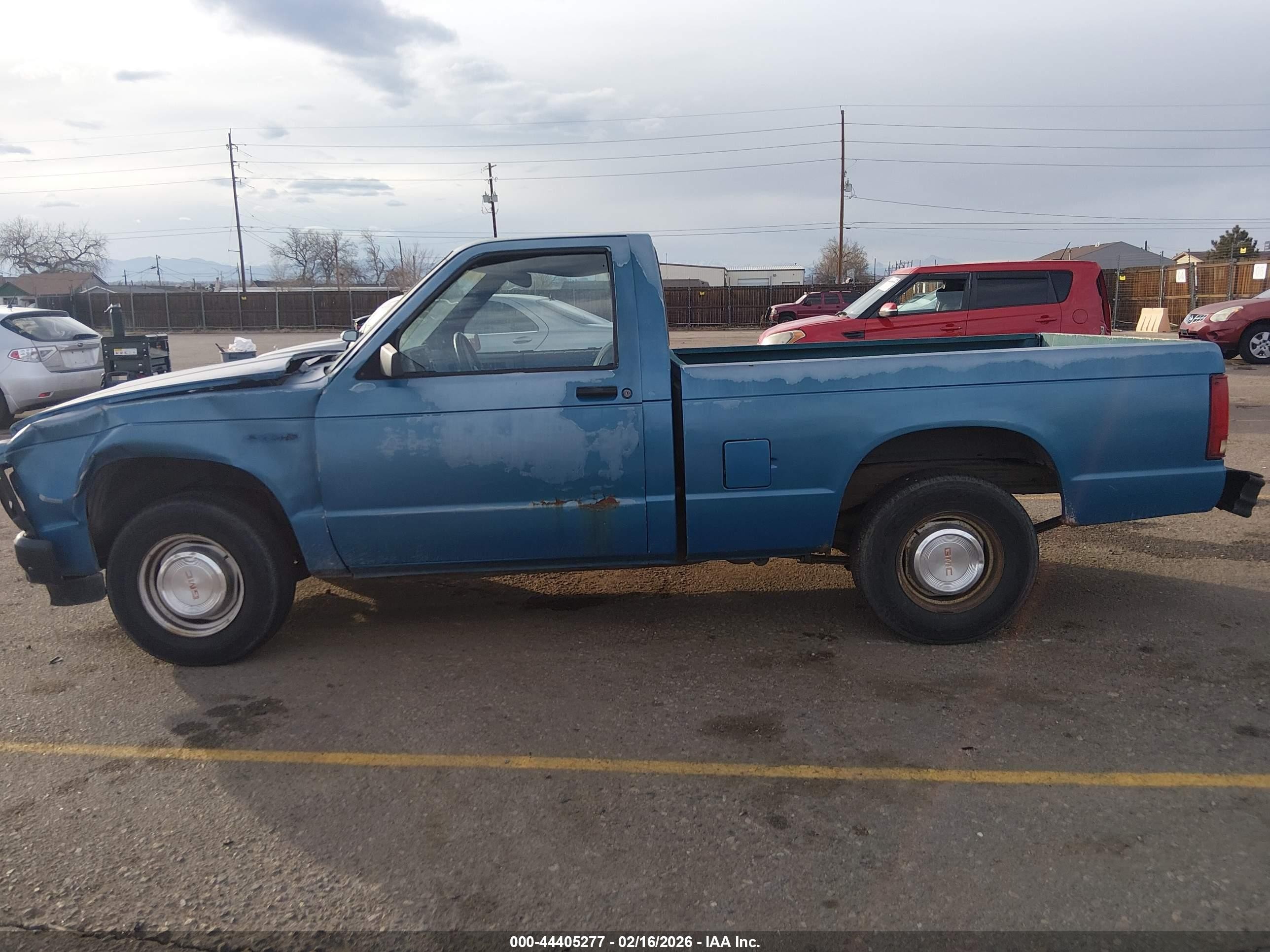 1991 Chevrolet S Truck S10 Blue vin: 1GCCS14A8M8245412