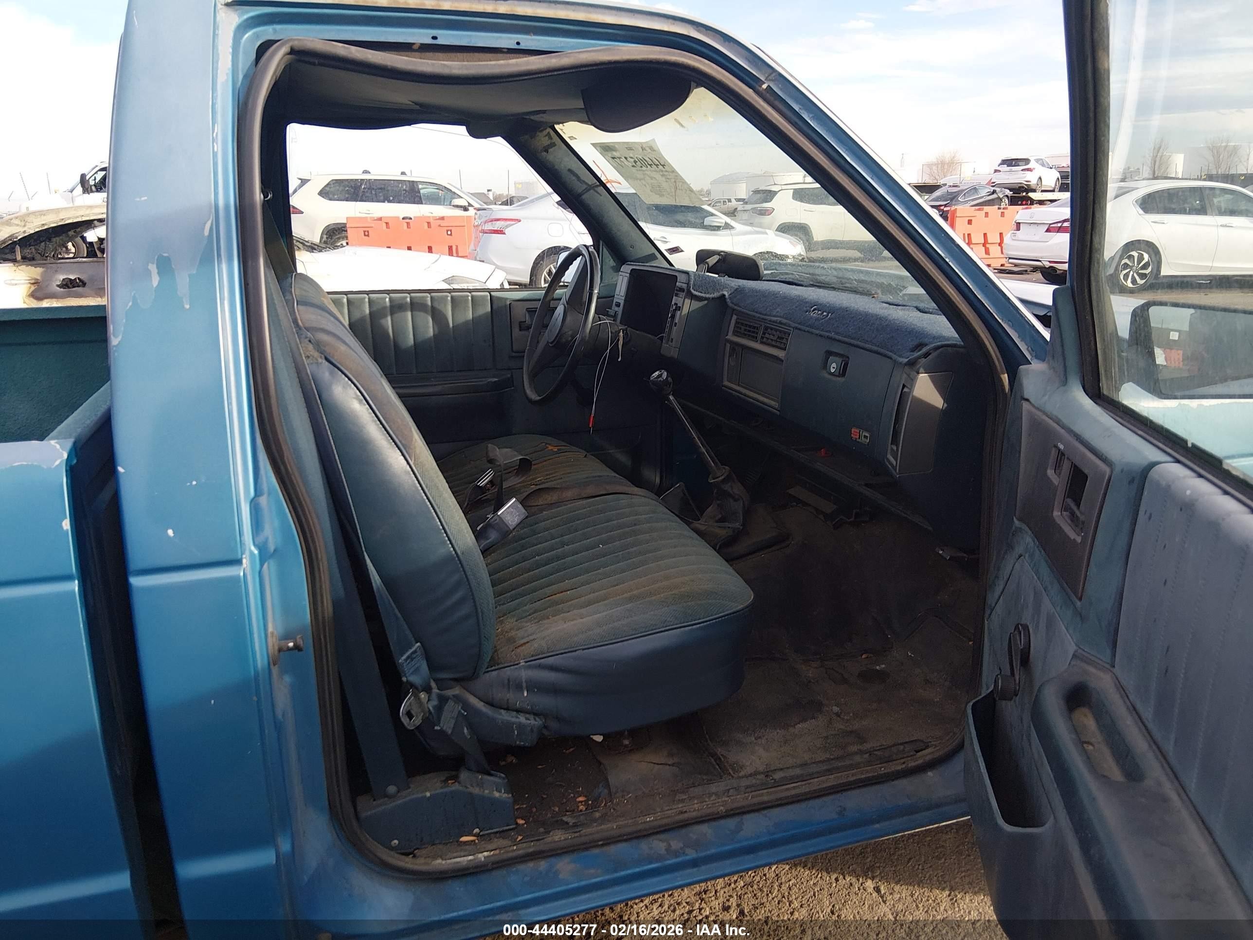 1991 Chevrolet S Truck S10 Blue vin: 1GCCS14A8M8245412