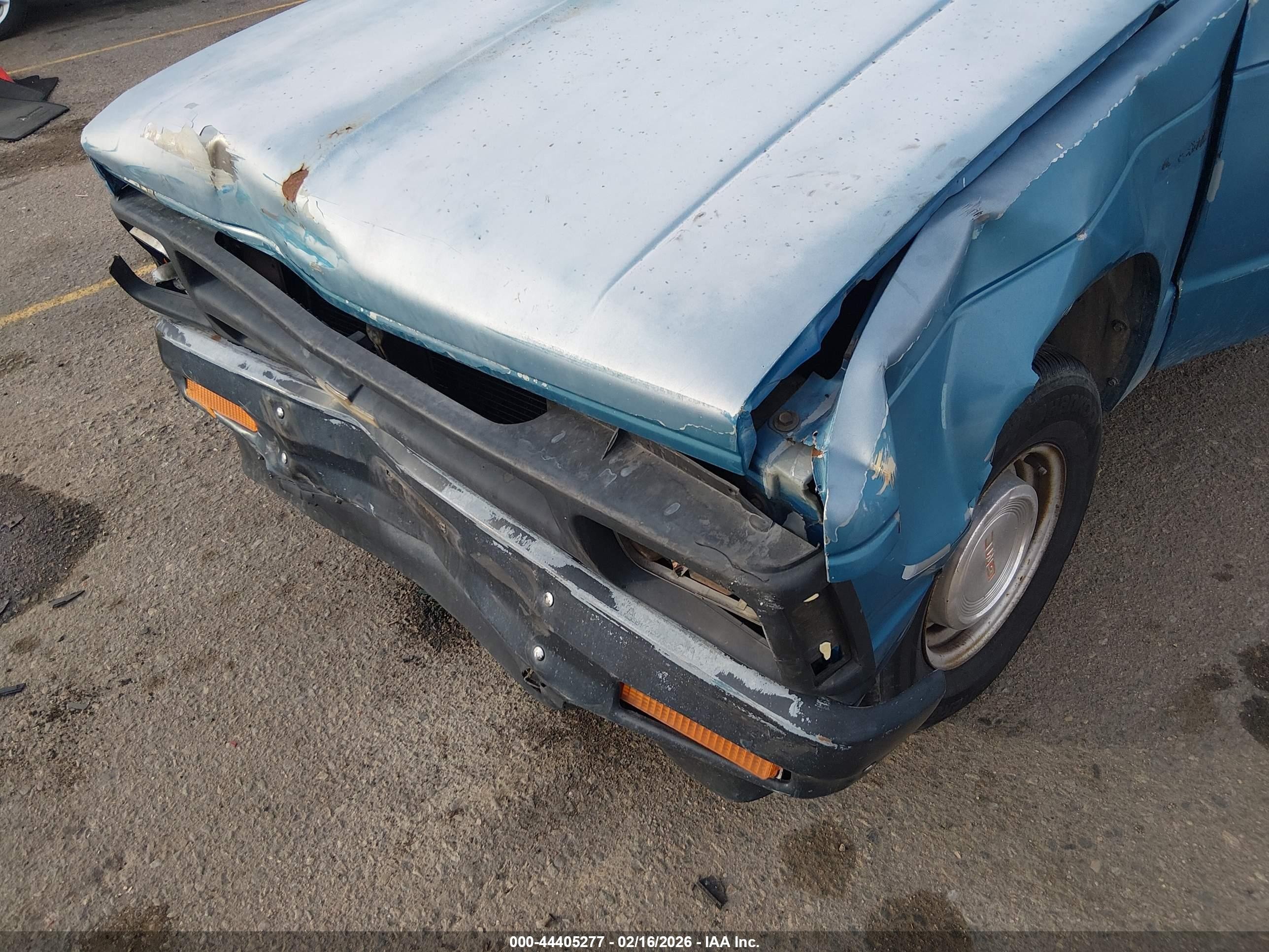 1991 Chevrolet S Truck S10 Blue vin: 1GCCS14A8M8245412