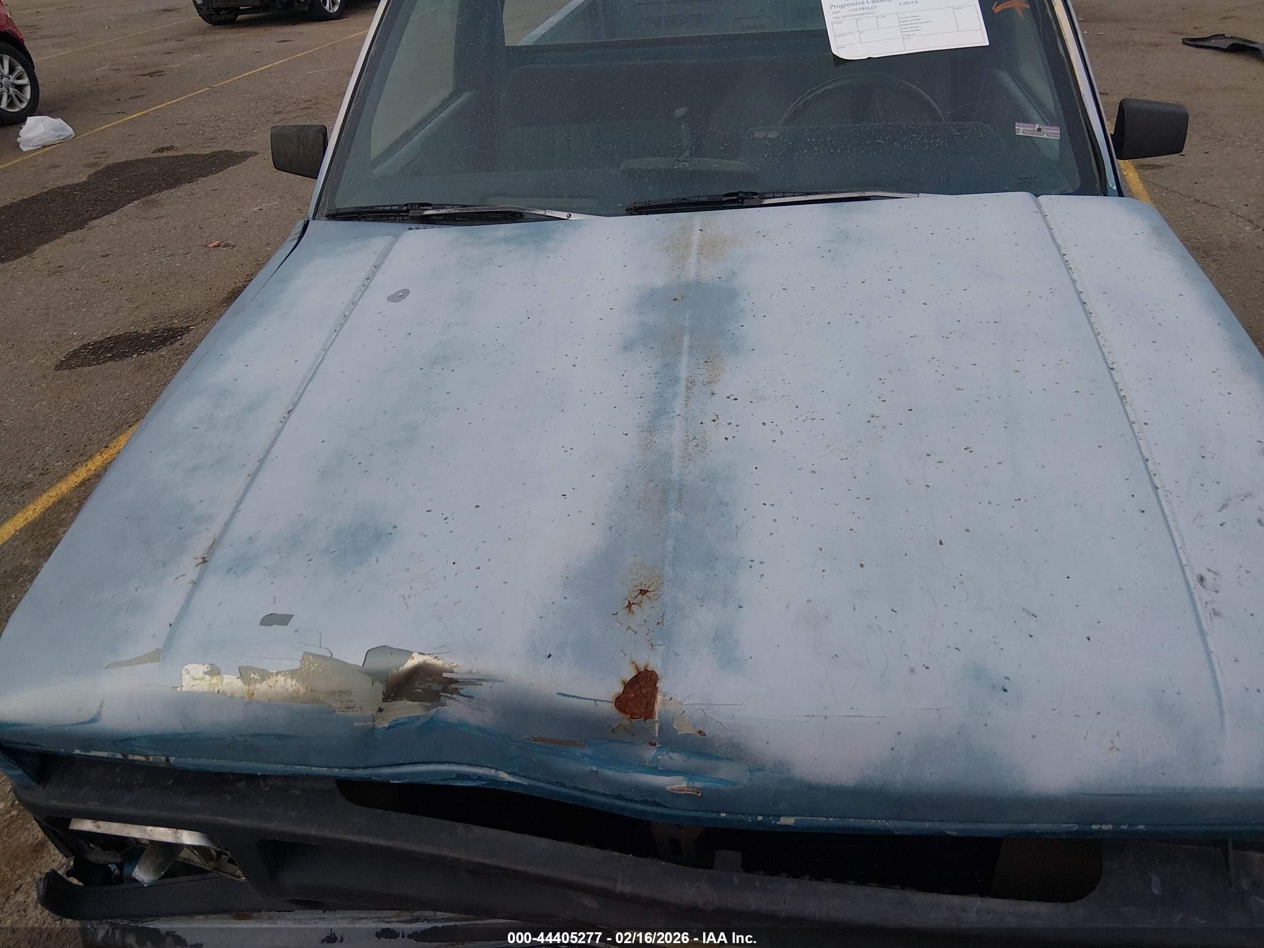 1991 Chevrolet S Truck S10 Blue vin: 1GCCS14A8M8245412
