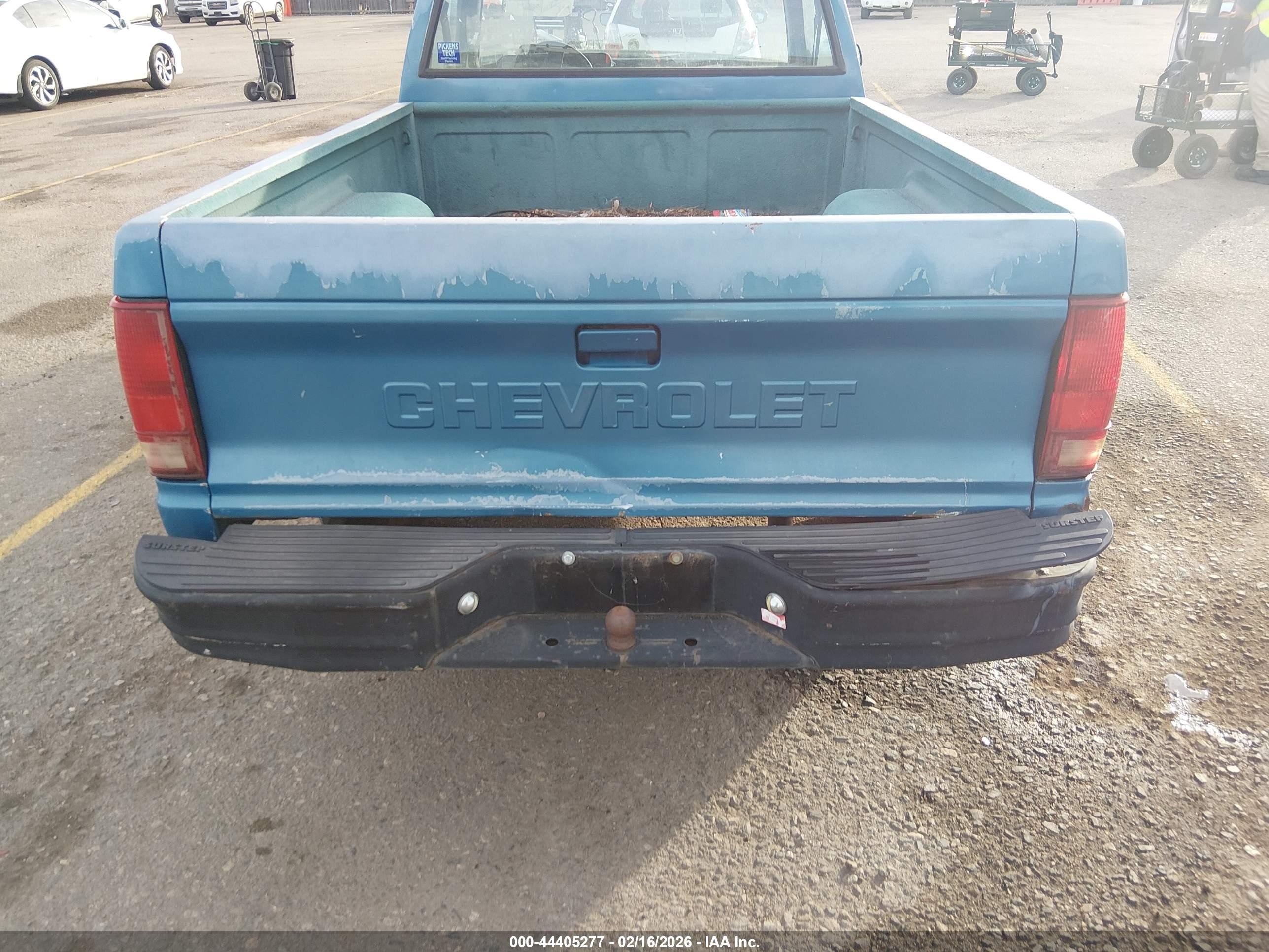 1991 Chevrolet S Truck S10 Blue vin: 1GCCS14A8M8245412