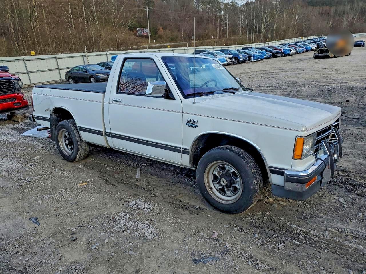 1984 Chevrolet S Truck S10 White vin: 1GCCS14B0E2133524