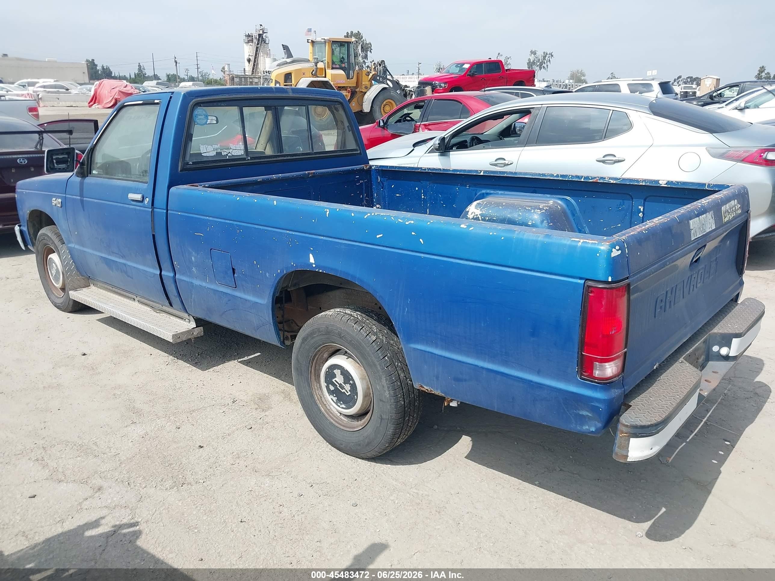 1984 Chevrolet S Truck S10 Blue vin: 1GCCS14B3E8122708