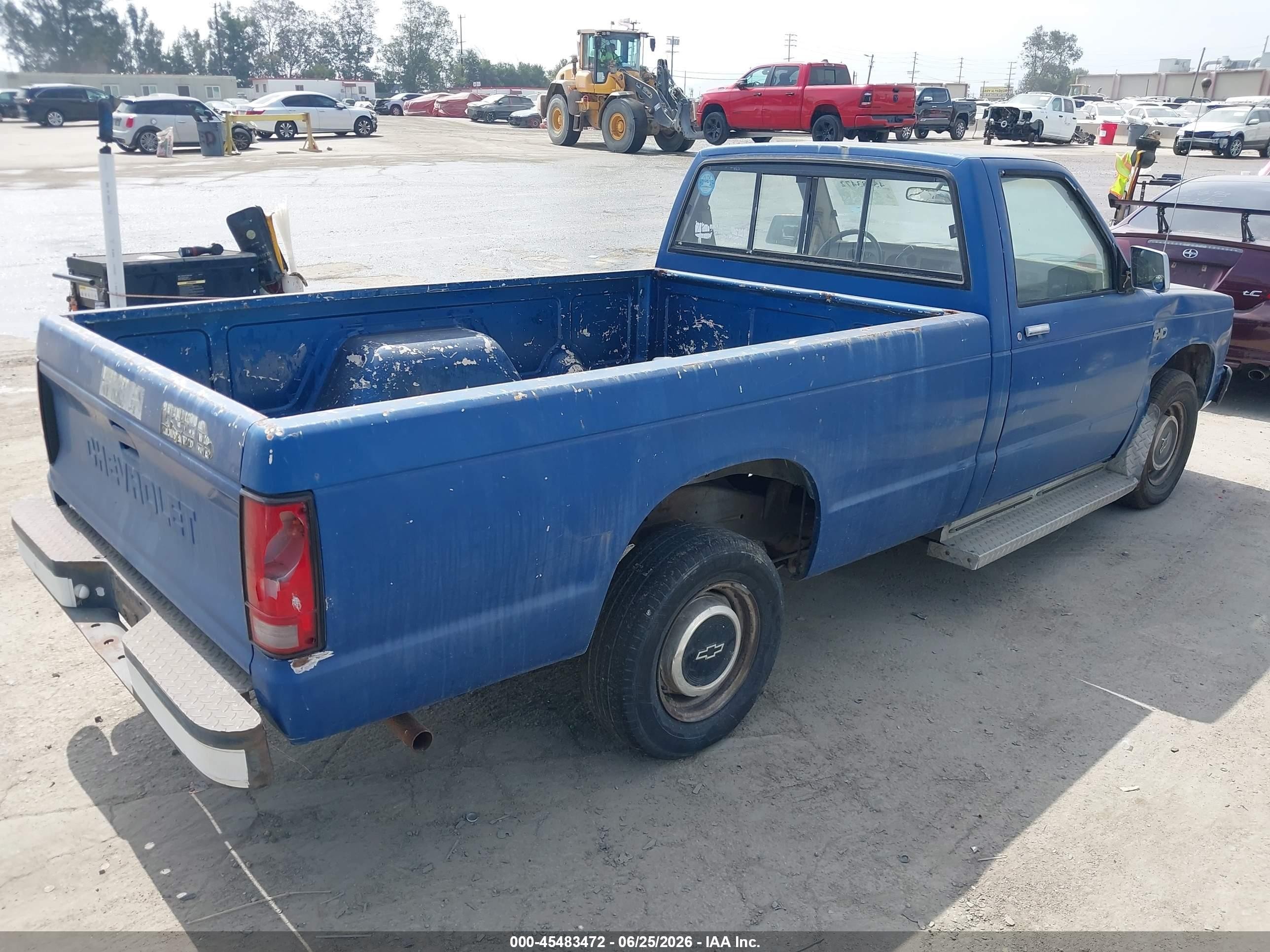 1984 Chevrolet S Truck S10 Blue vin: 1GCCS14B3E8122708