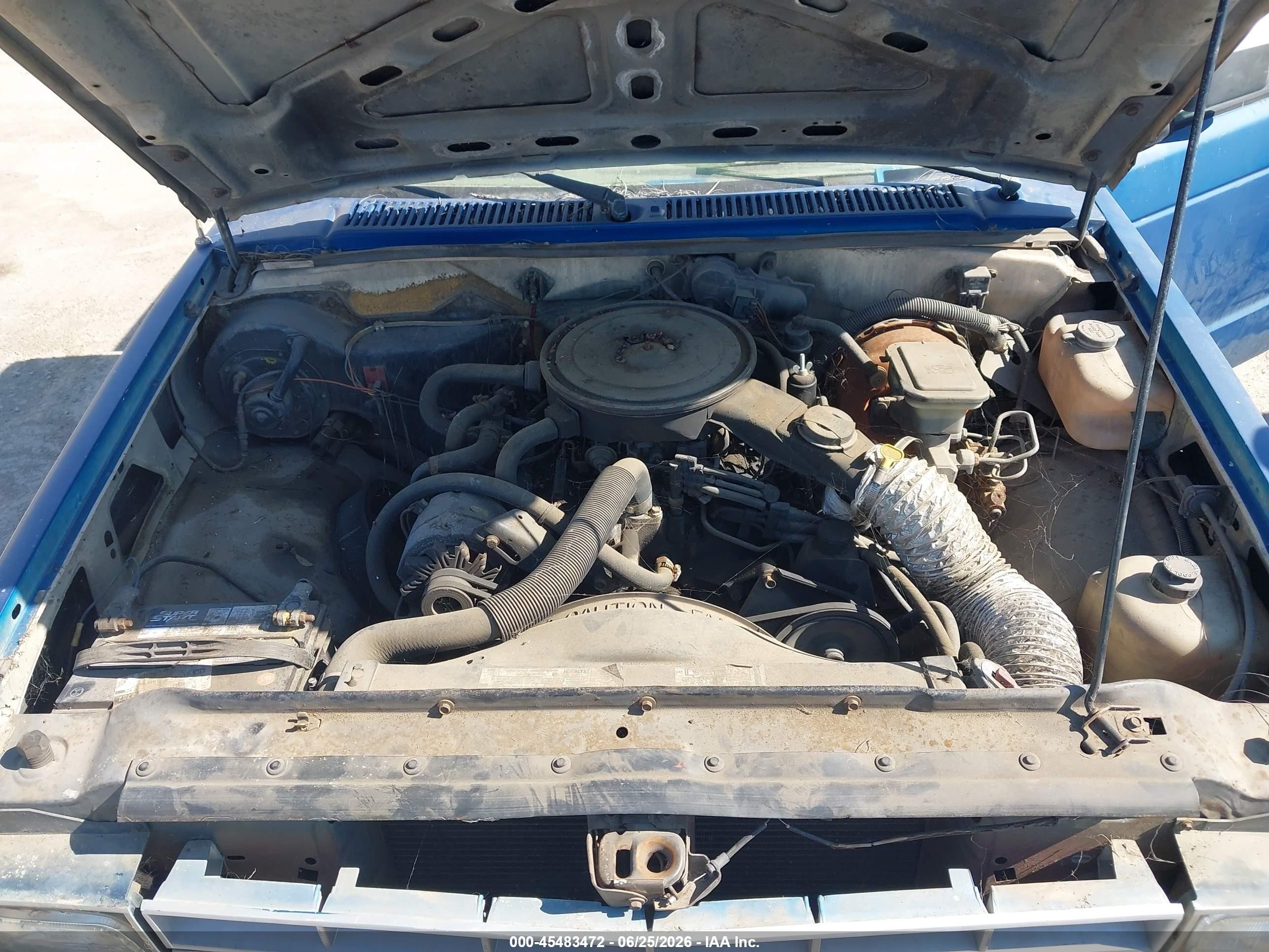 1984 Chevrolet S Truck S10 Blue vin: 1GCCS14B3E8122708