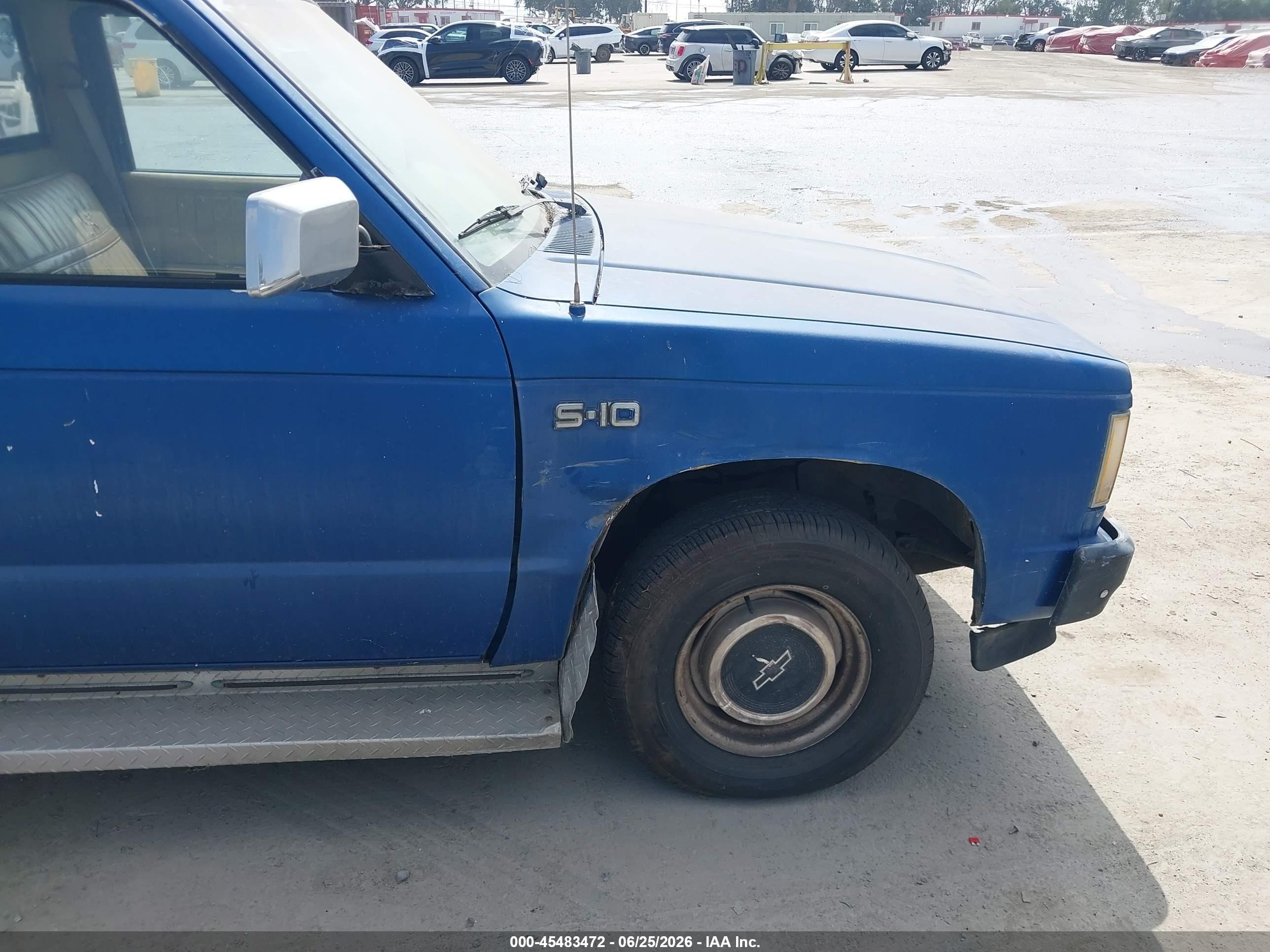 1984 Chevrolet S Truck S10 Blue vin: 1GCCS14B3E8122708